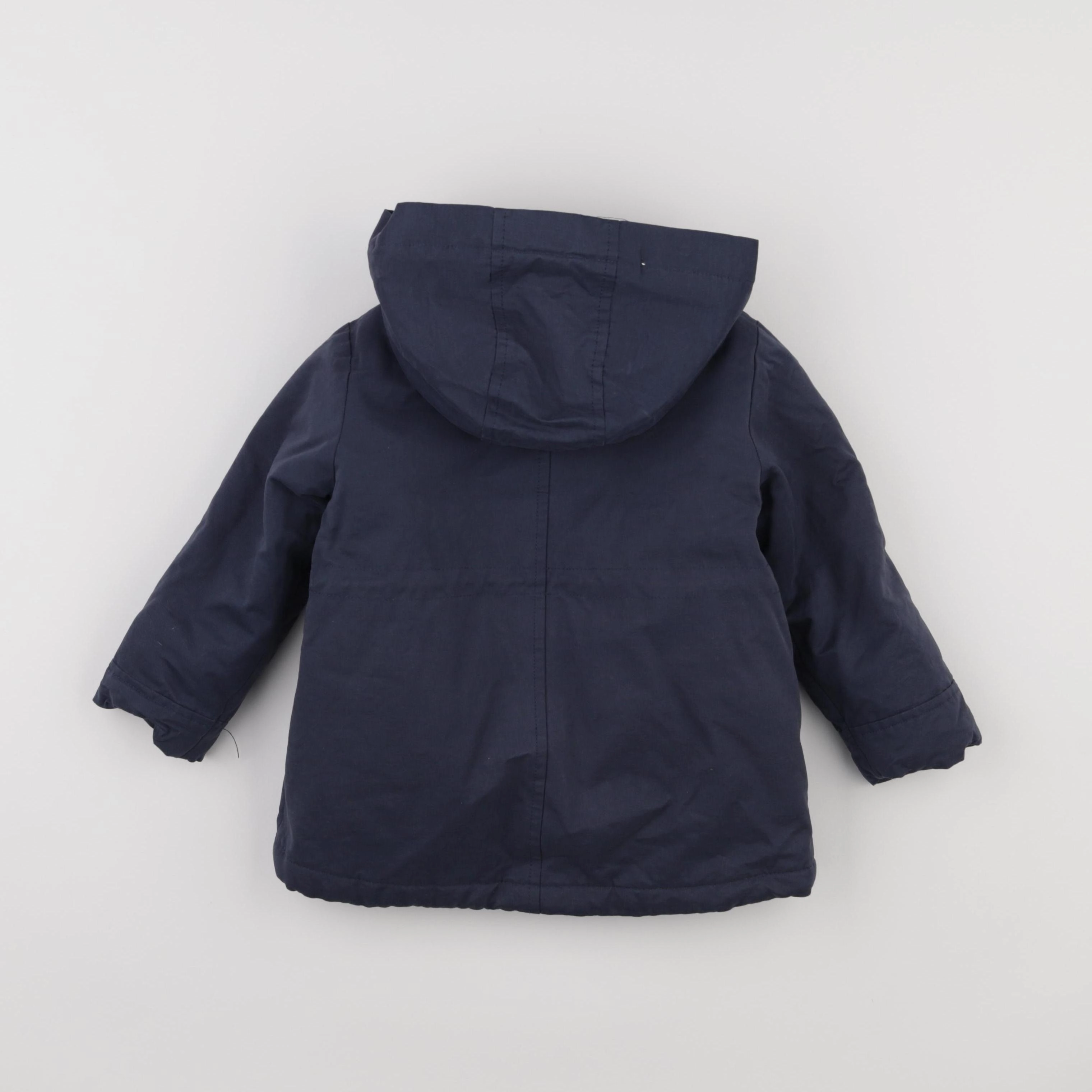 Vertbaudet - manteau bleu - 3 ans