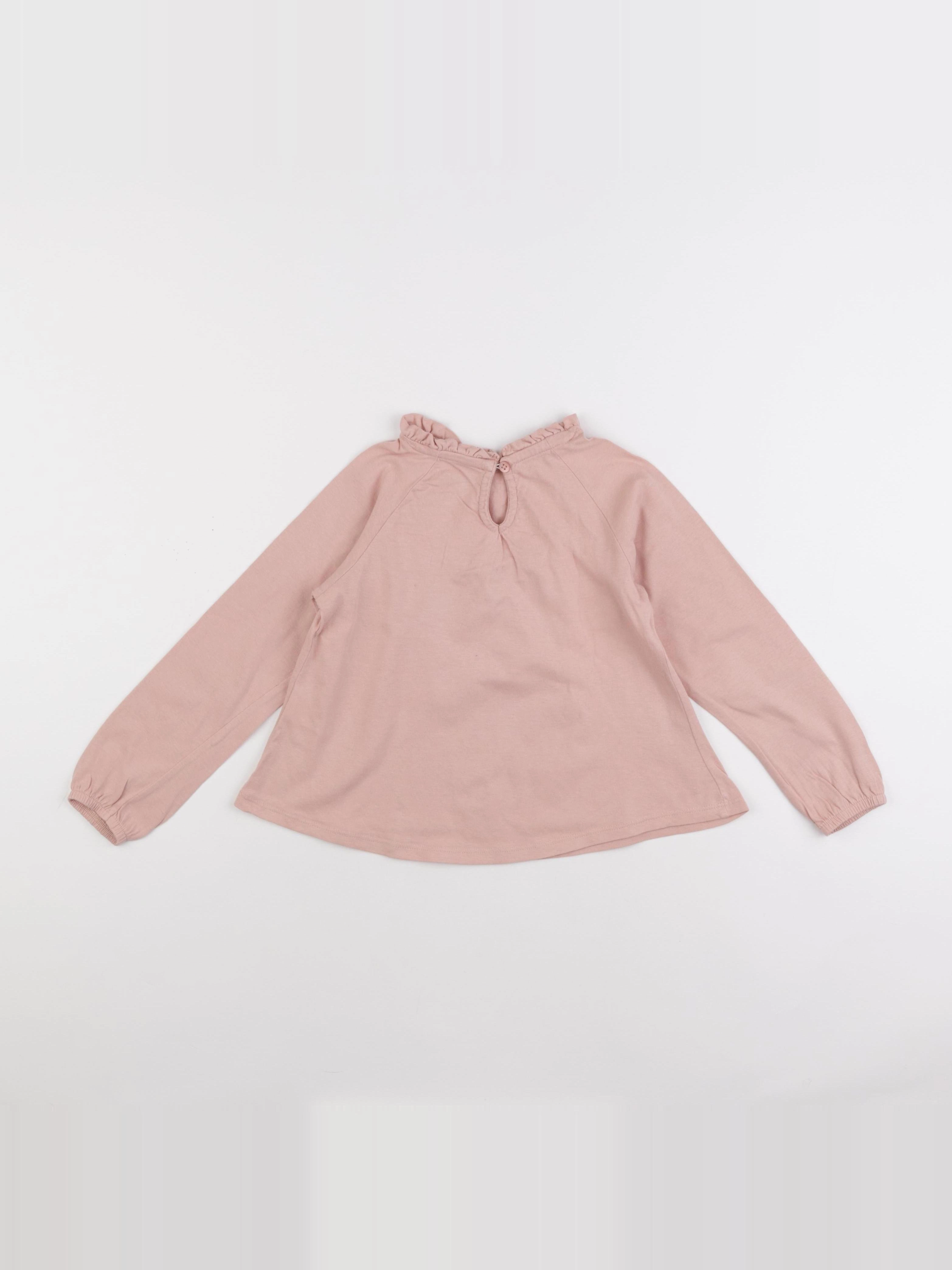 Vertbaudet - tee-shirt rose - 5 ans
