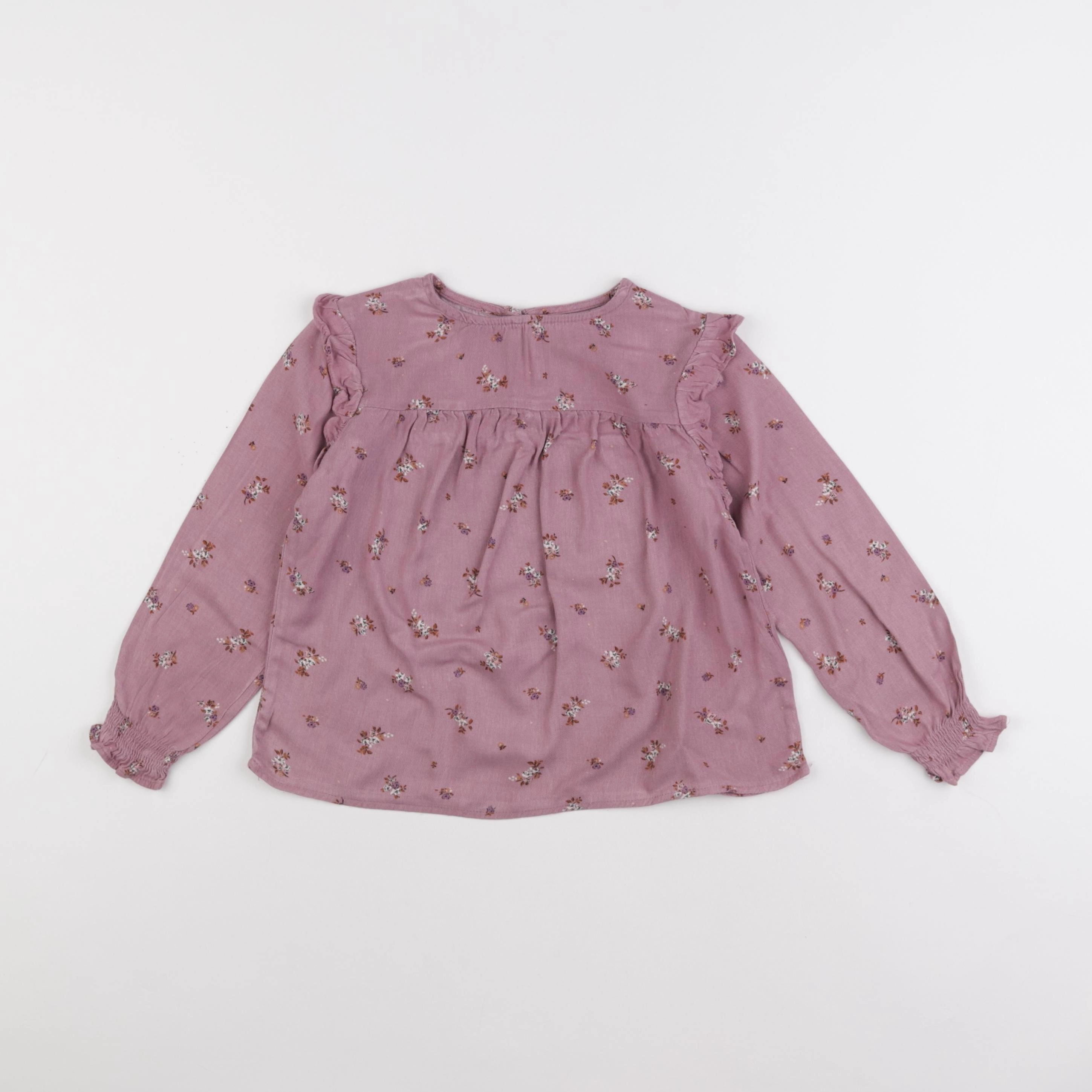 Vertbaudet - blouse violet - 5 ans