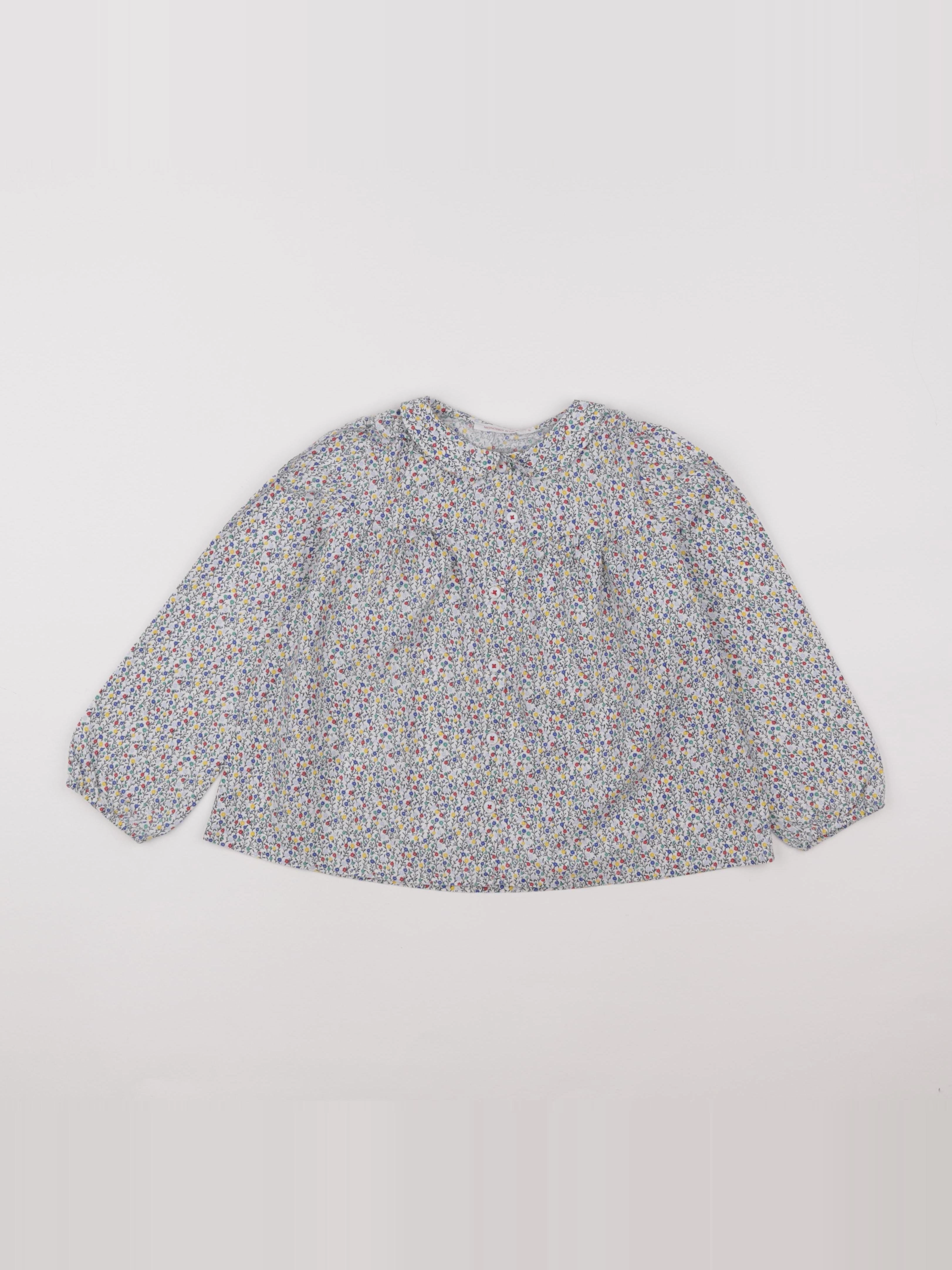 Monoprix - blouse multicolore - 6 ans