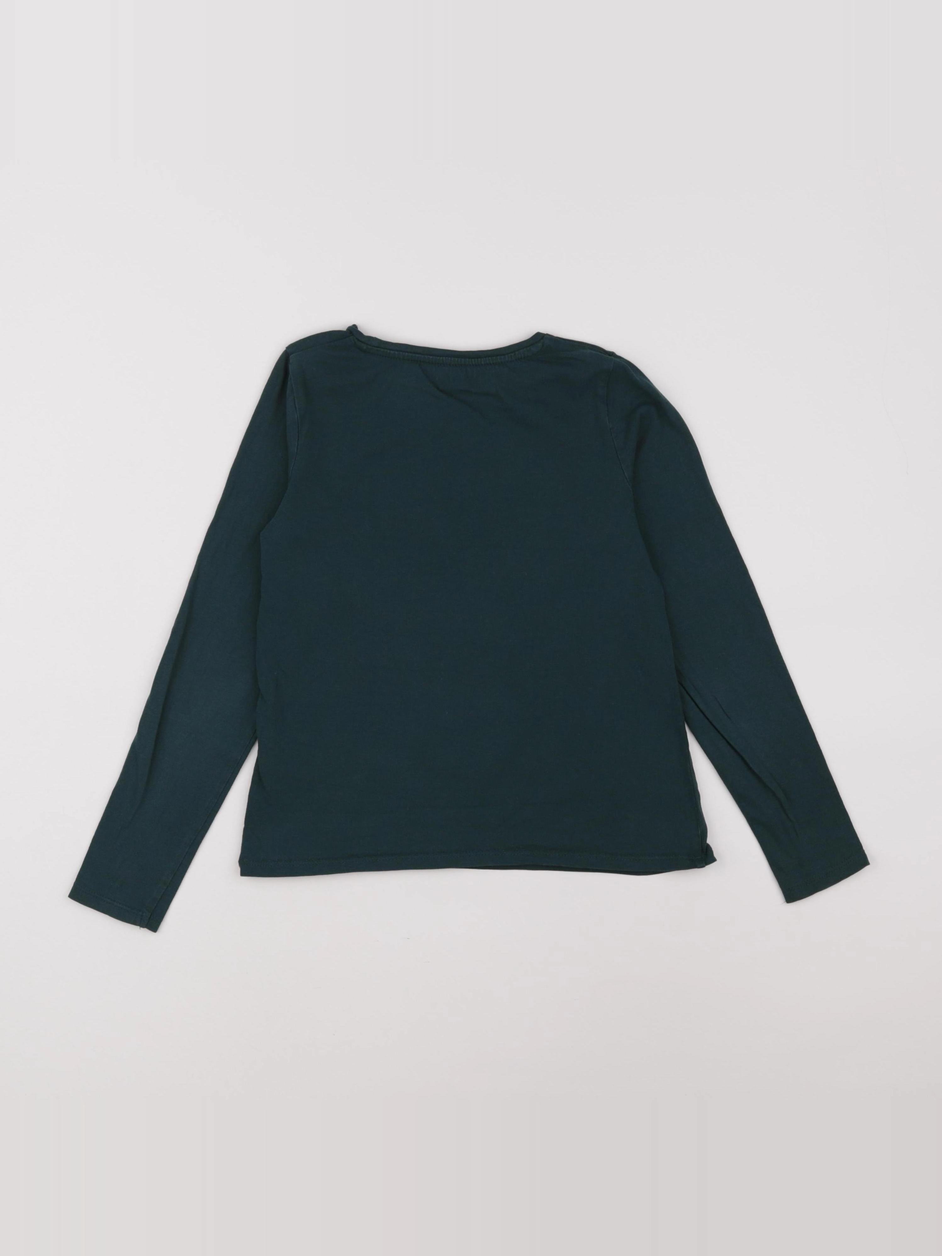 Vertbaudet - tee-shirt vert - 8 ans