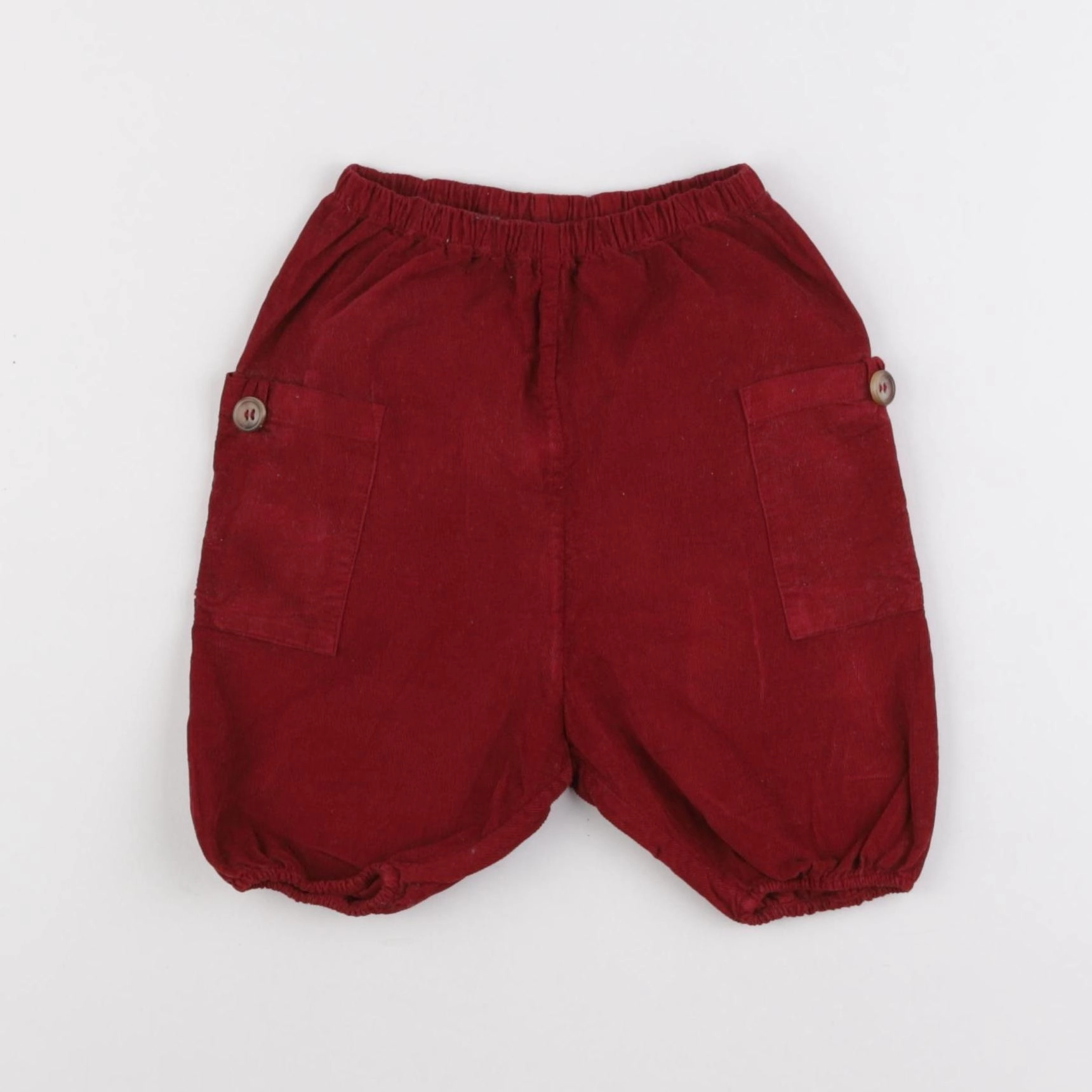 Bonton - pantalon rouge - 6 mois