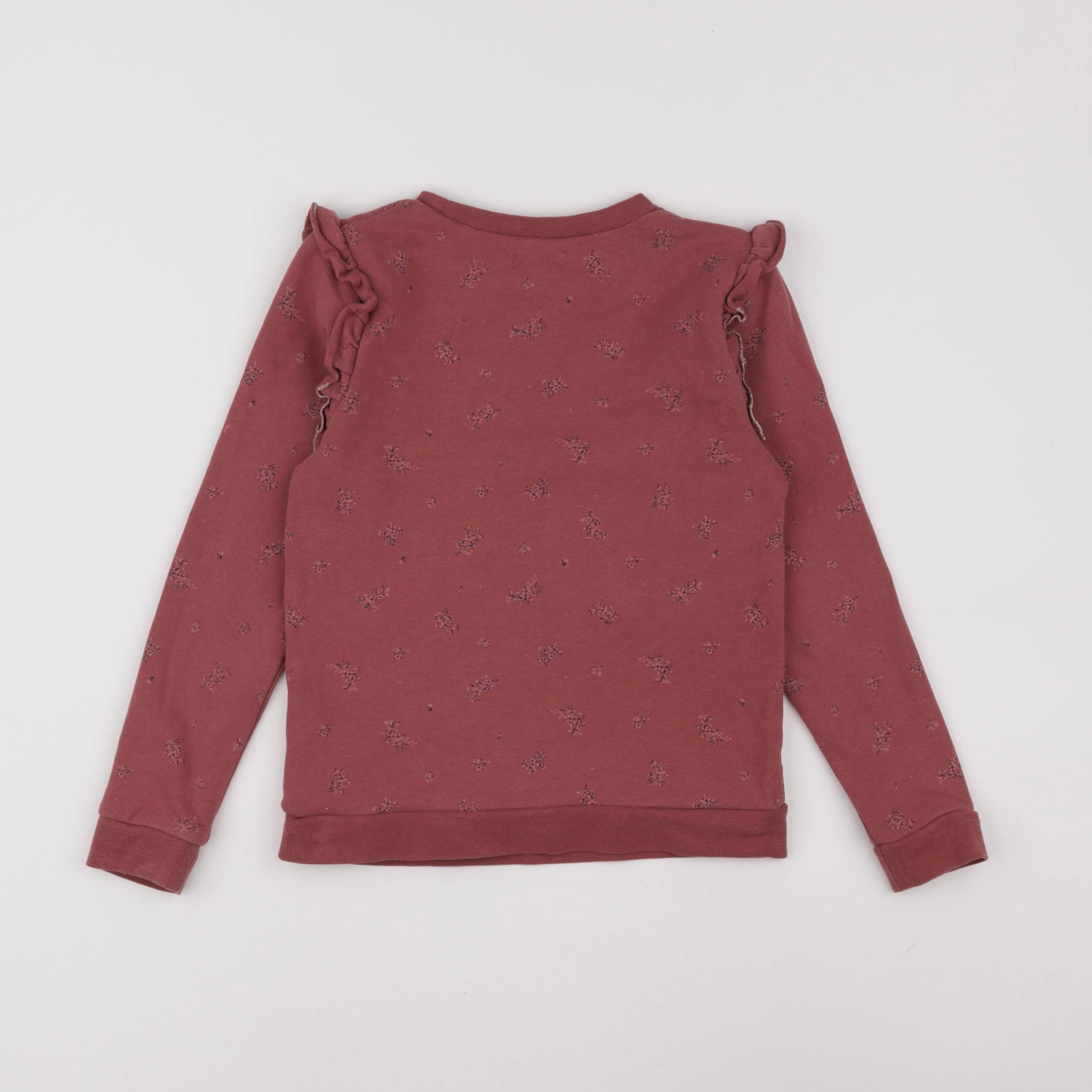 Vertbaudet - sweat rose - 8 ans