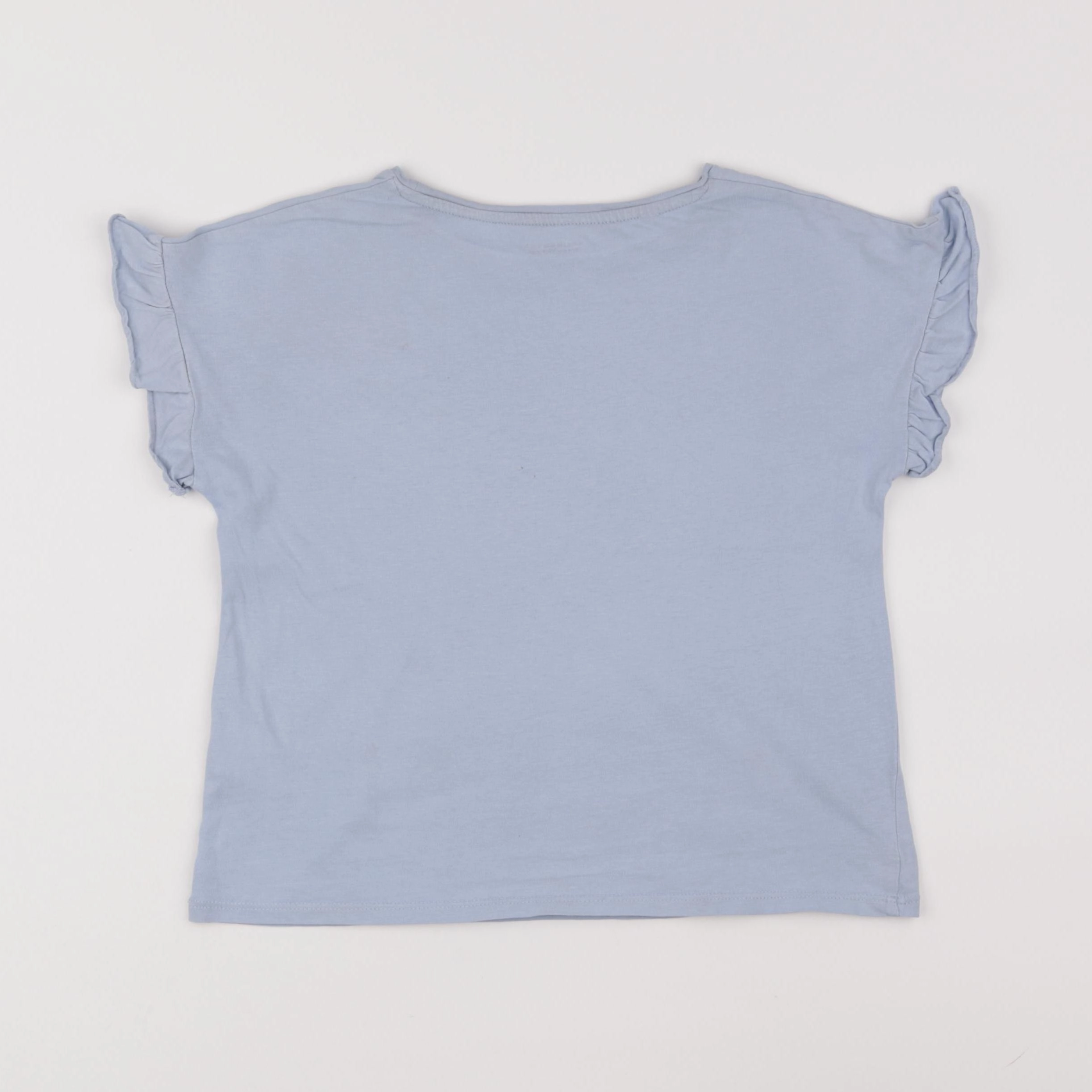 Vertbaudet - tee-shirt bleu - 8 ans