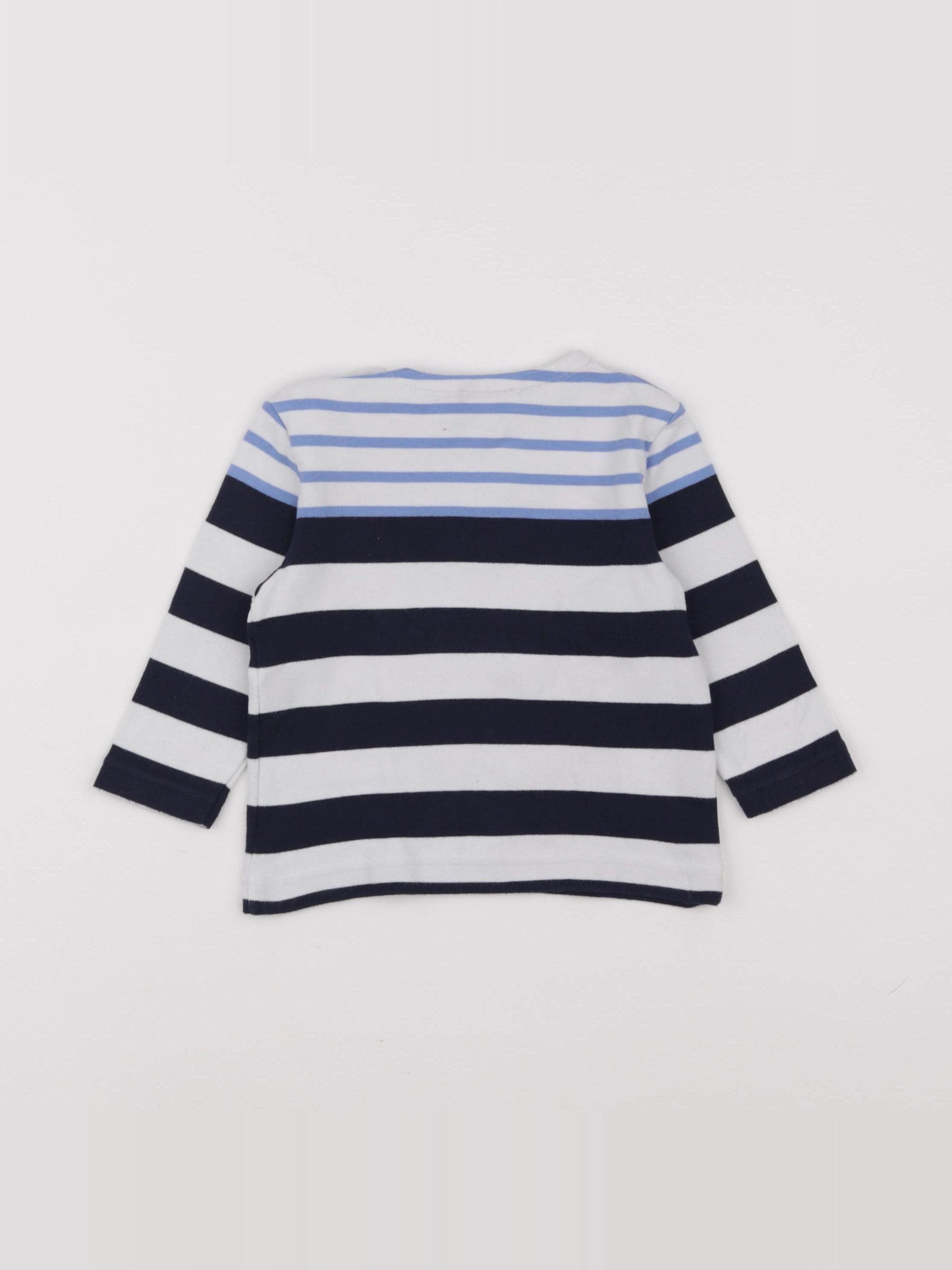 Armor Lux - tee-shirt bleu - 18 mois