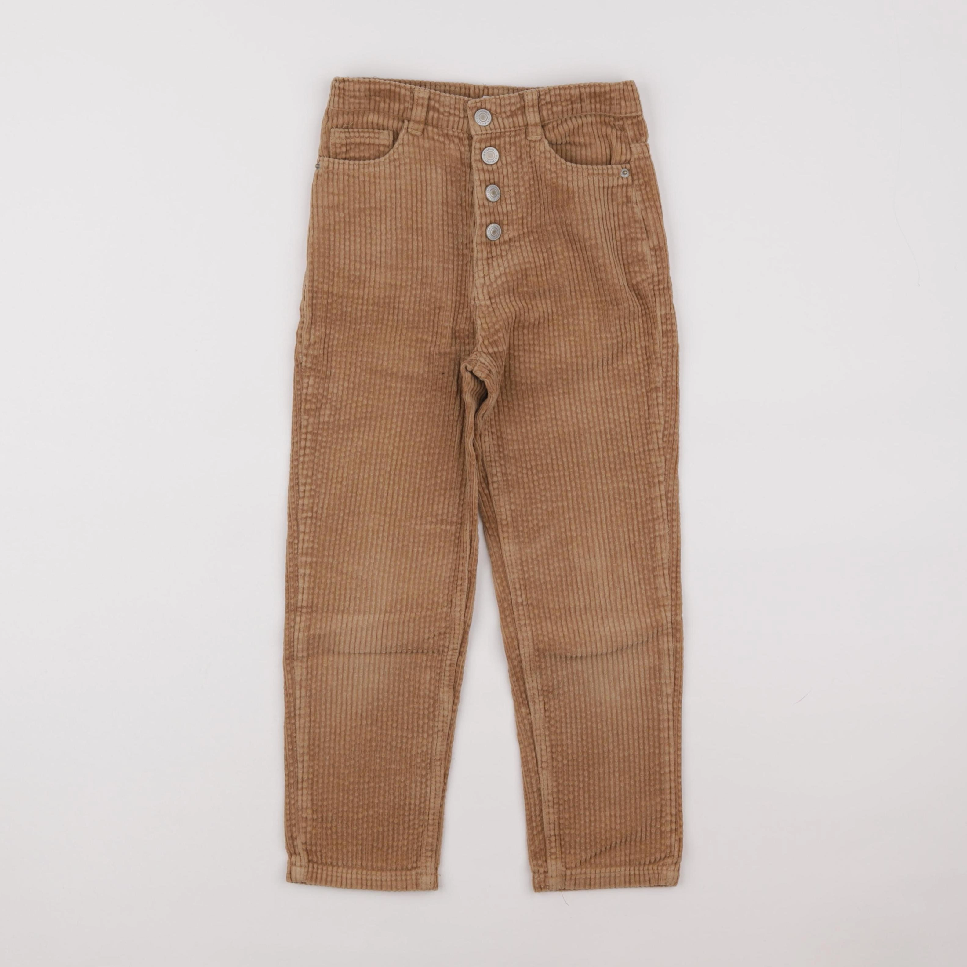 Vertbaudet - pantalon marron - 7 ans