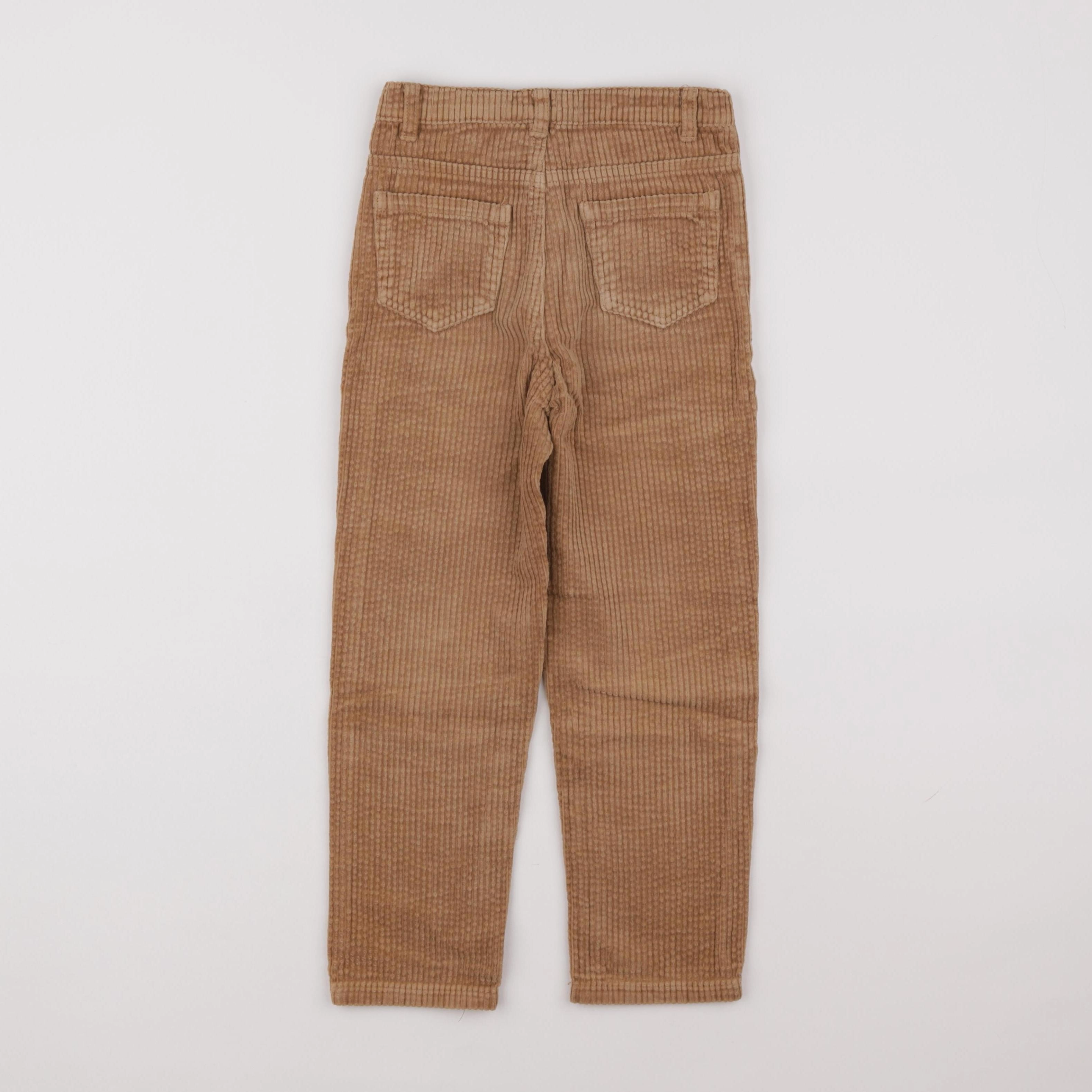 Vertbaudet - pantalon marron - 7 ans