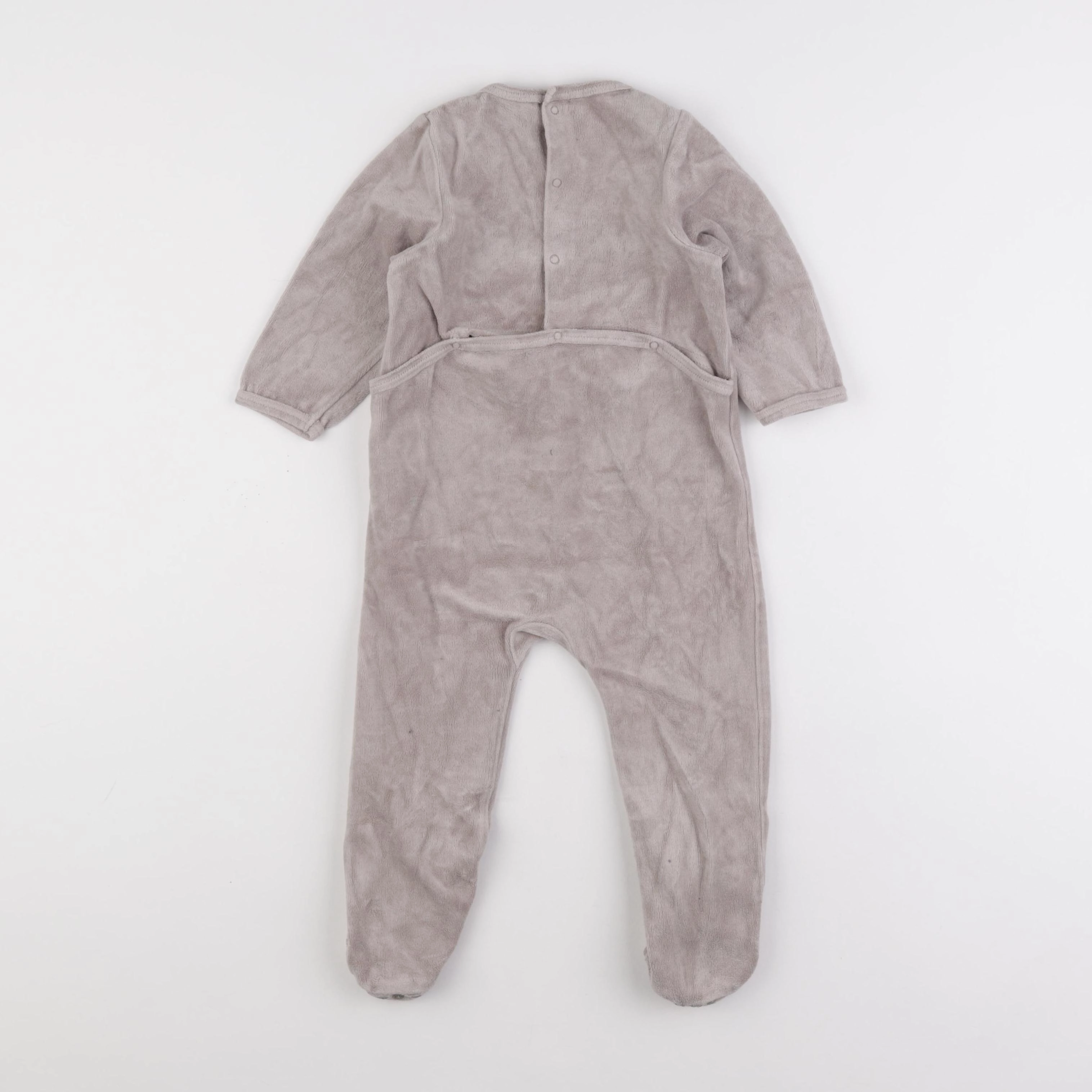 Vertbaudet - pyjama velours marron - 2 ans