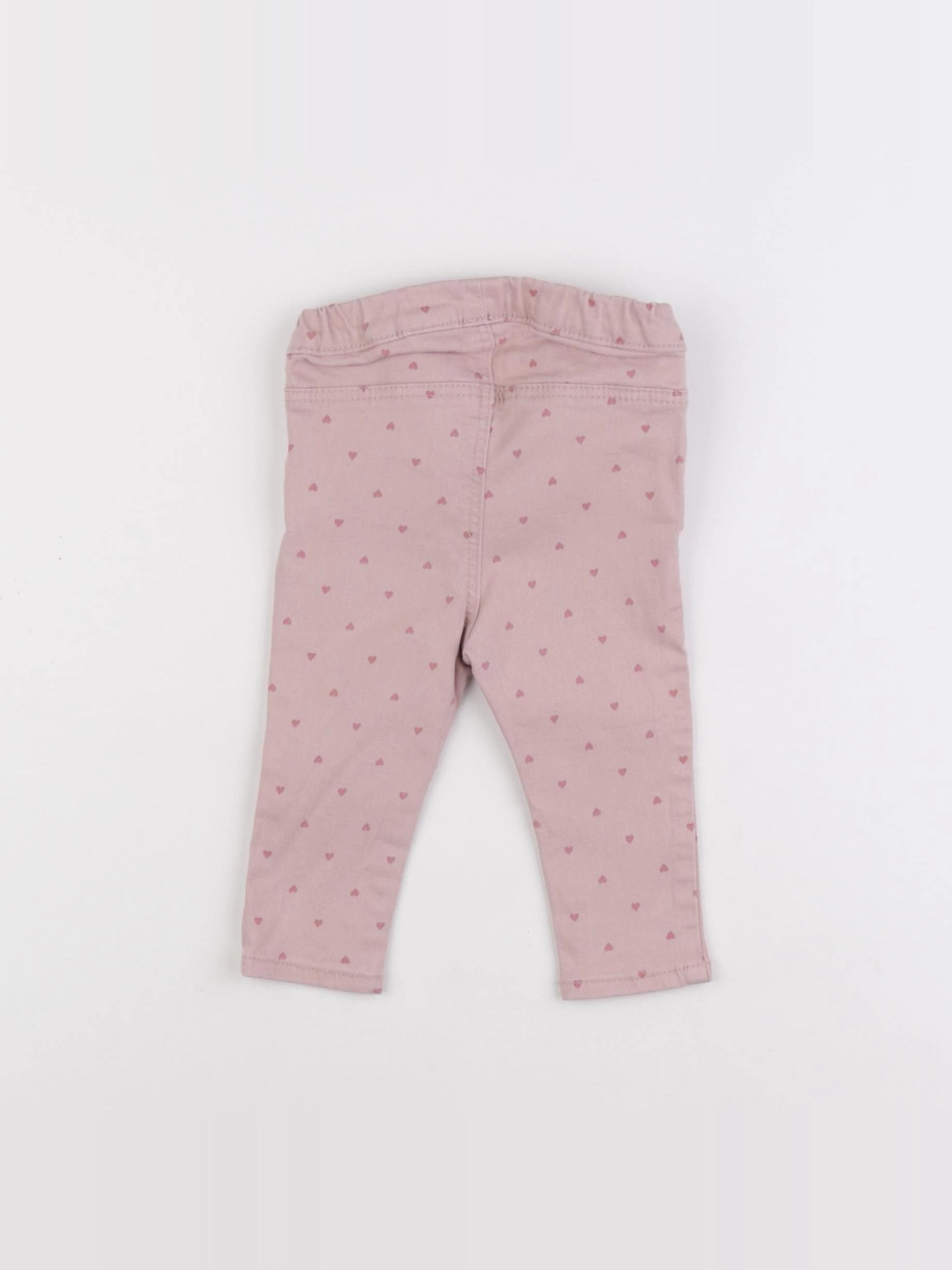 H&M - jegging rose - 4/6 mois