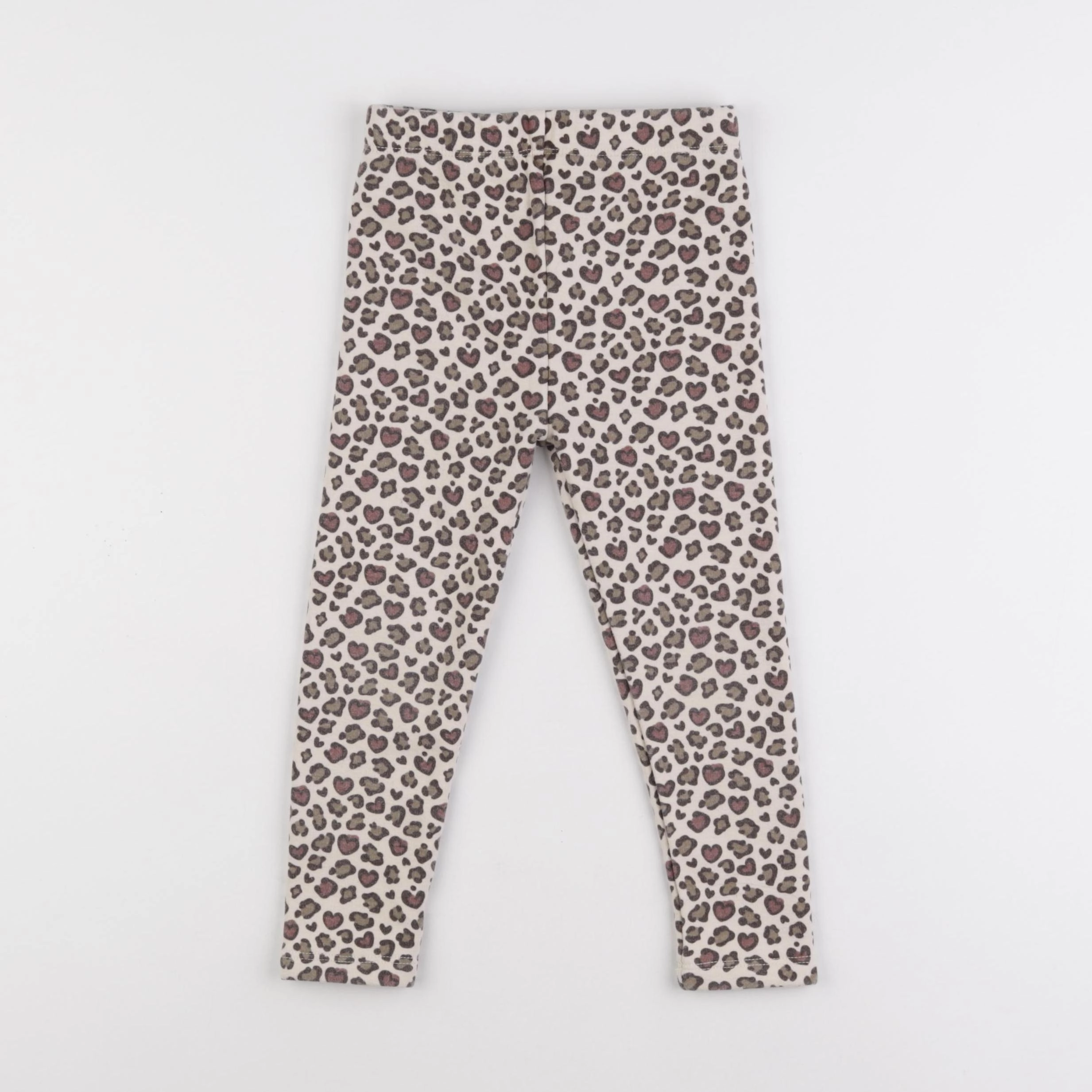 Vertbaudet - legging doublé marron - 4 ans