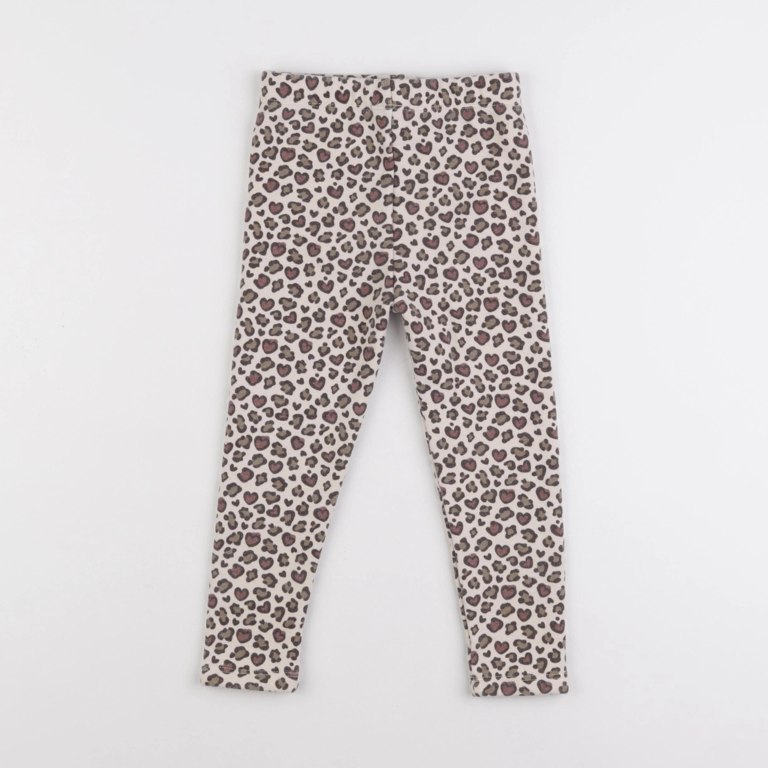 Vertbaudet - legging doublé marron - 4 ans