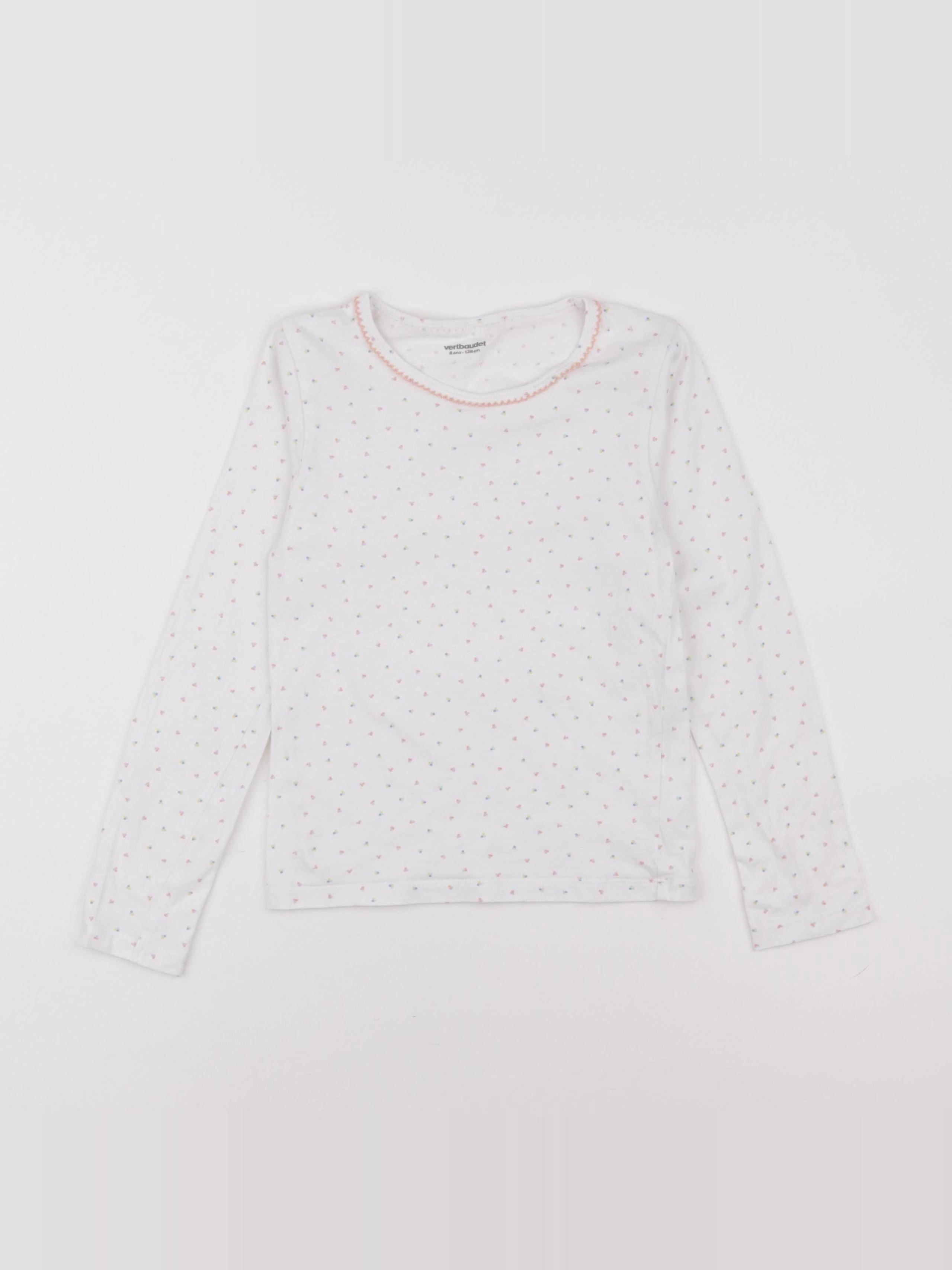 Vertbaudet - maillot de corps blanc - 8 ans