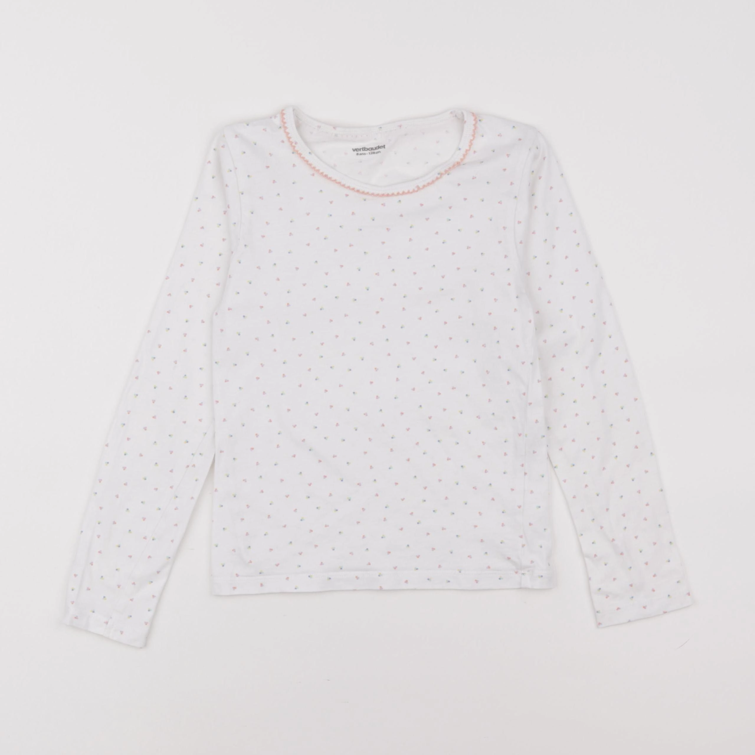 Vertbaudet - maillot de corps blanc - 8 ans
