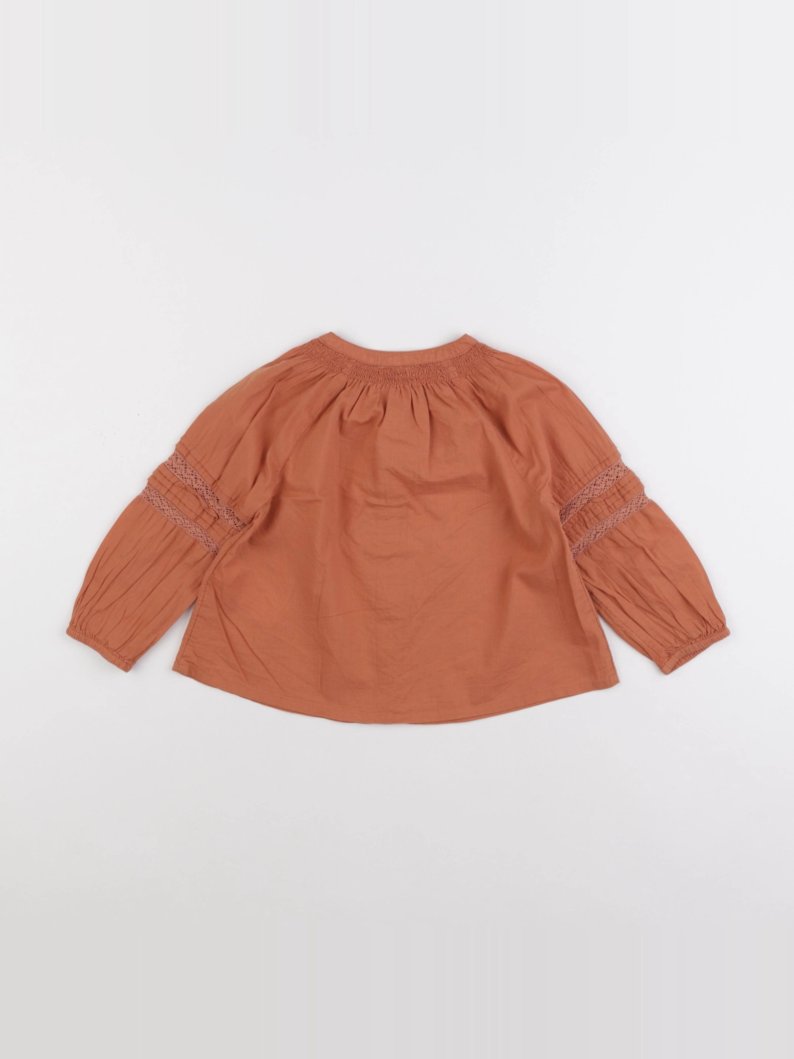 Vertbaudet - blouse marron - 24 mois