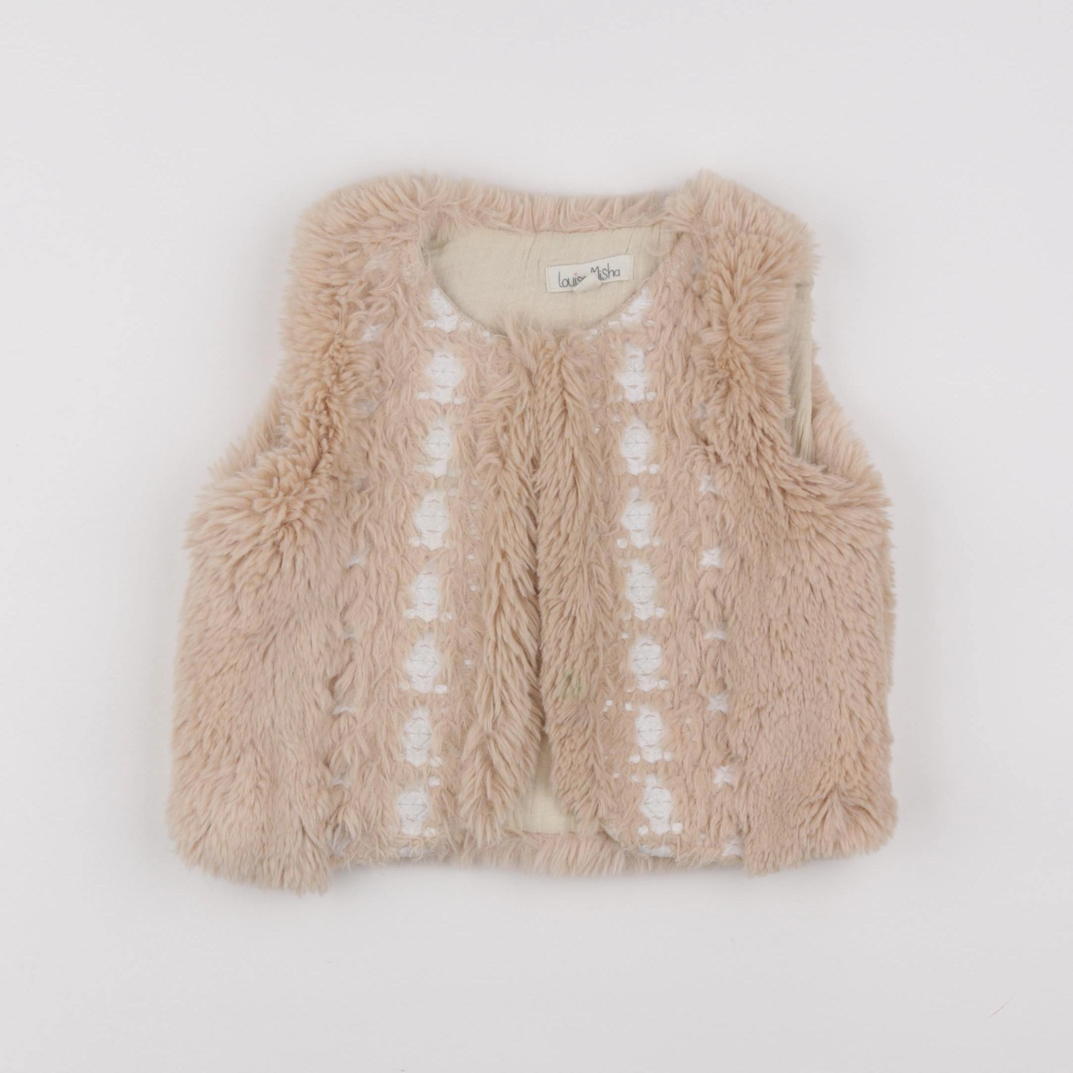 Louise Misha - gilet marron - 3 ans