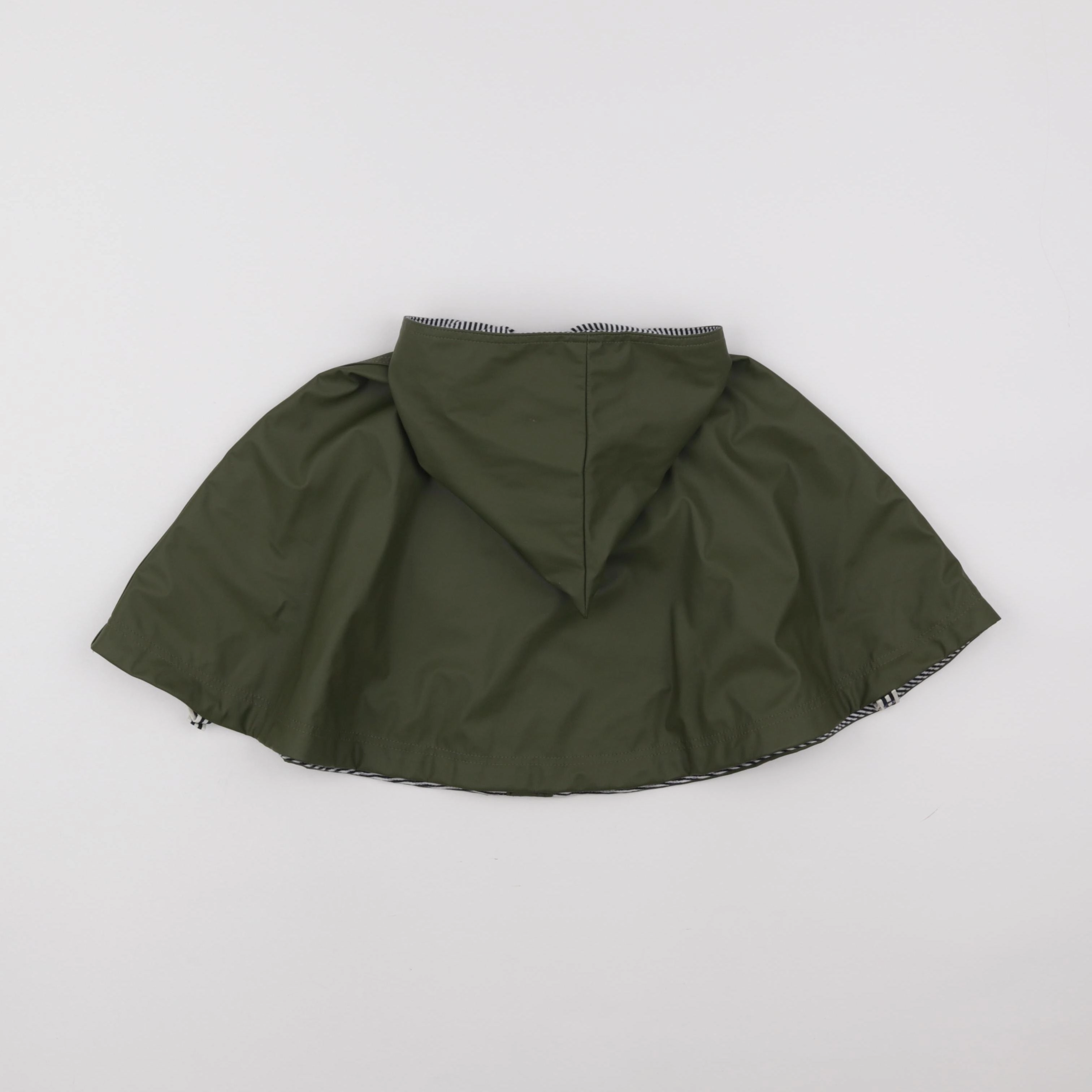 Petit Bateau - imperméable vert - 3 ans