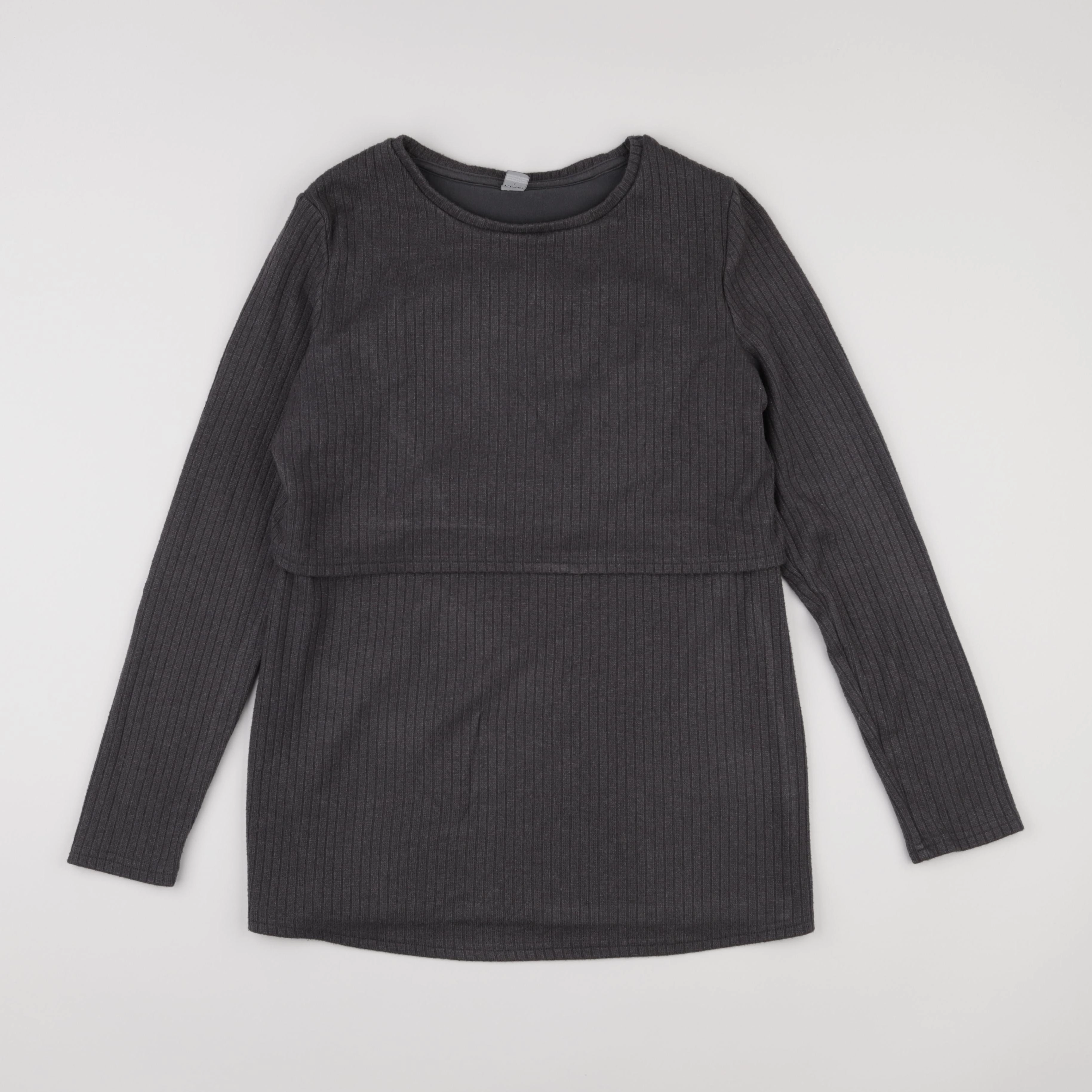 Kiabi - pull grossesse, allaitement gris - l
