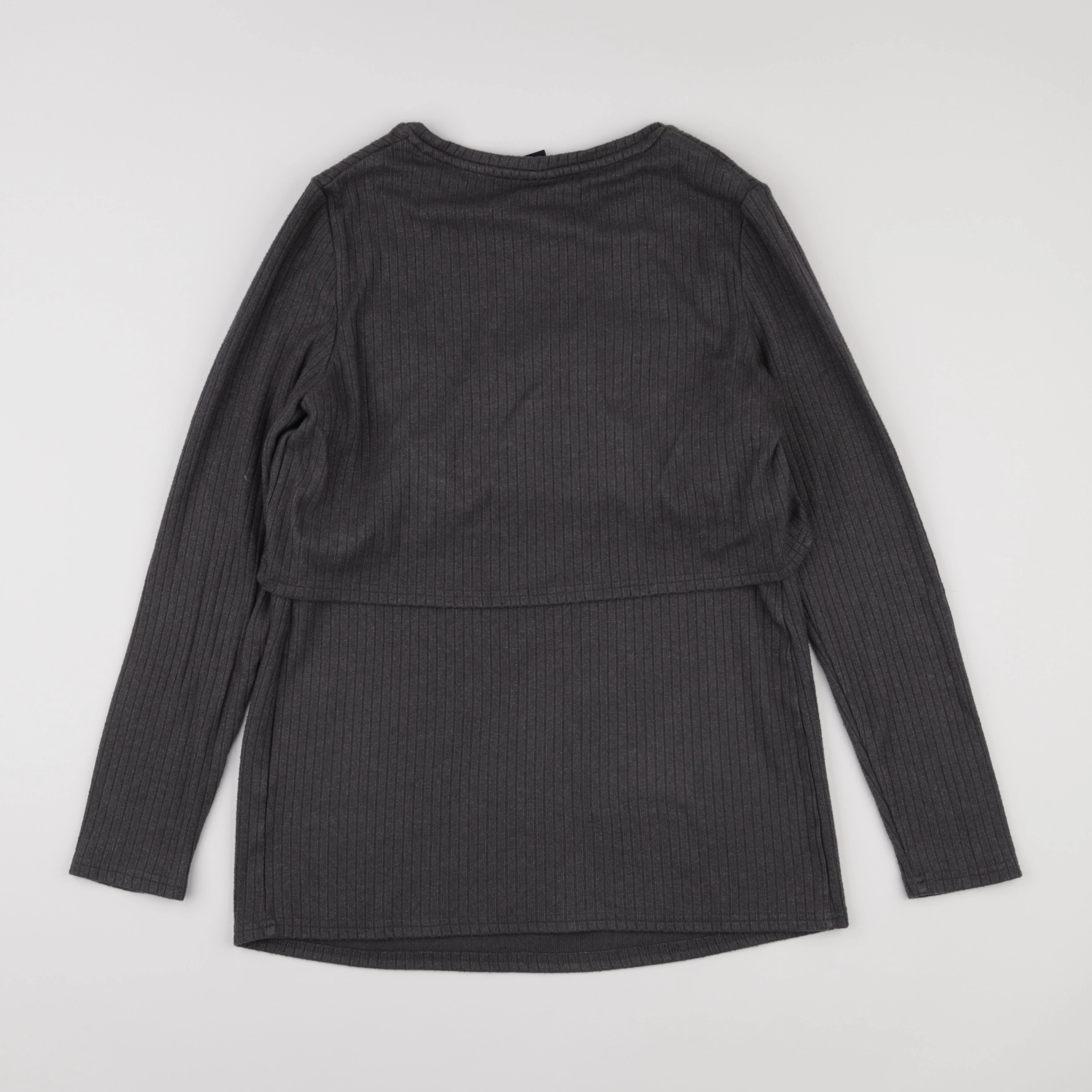 Kiabi - pull grossesse, allaitement gris - l