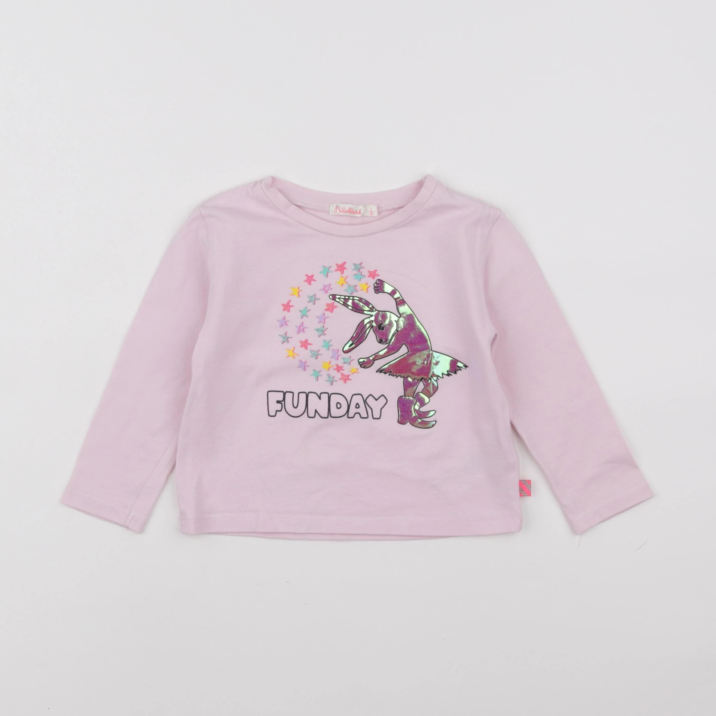 Billie Blush - tee-shirt rose - 2 ans