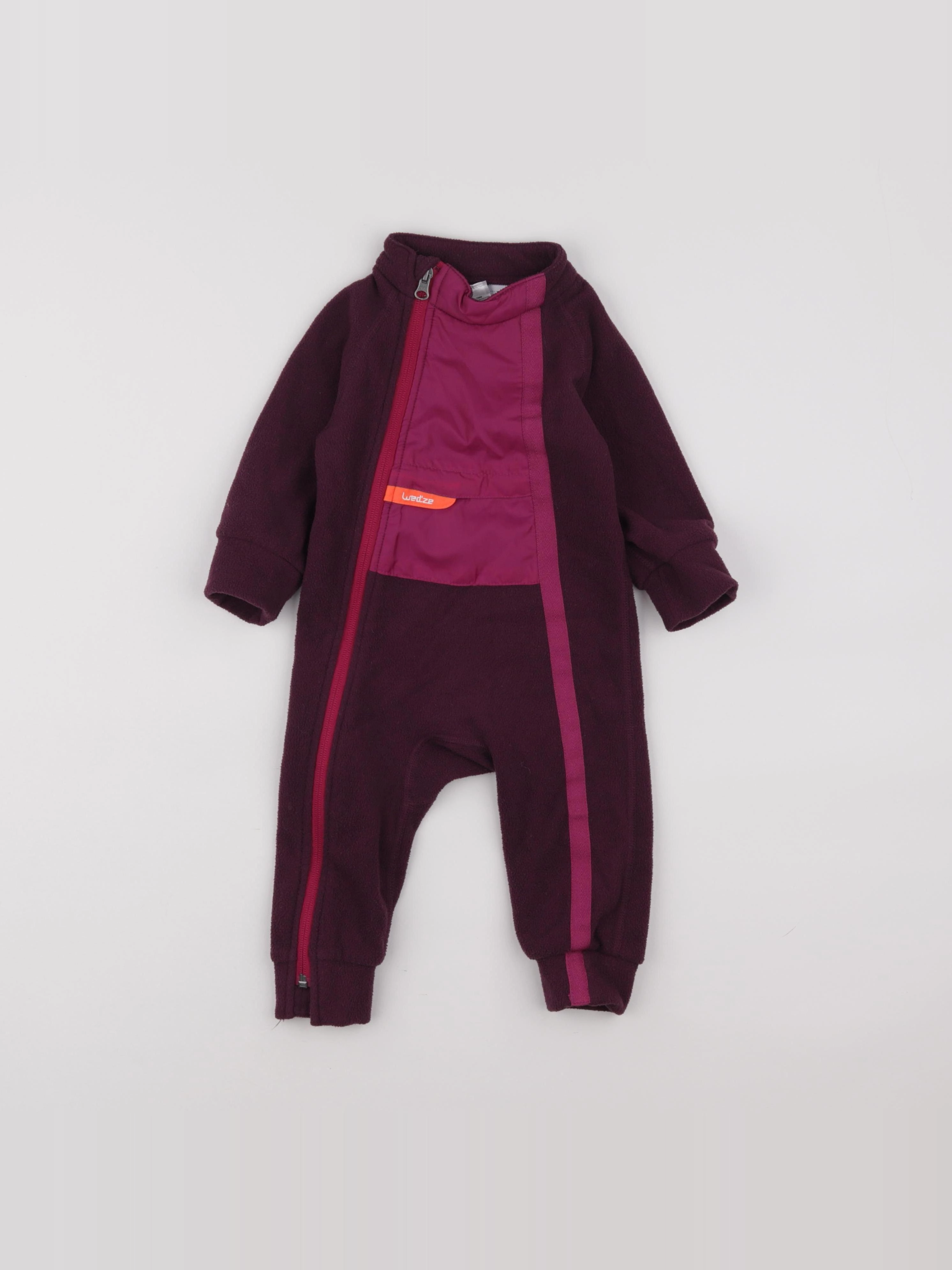 Decathlon ski - combinaison de ski rose - 12 mois