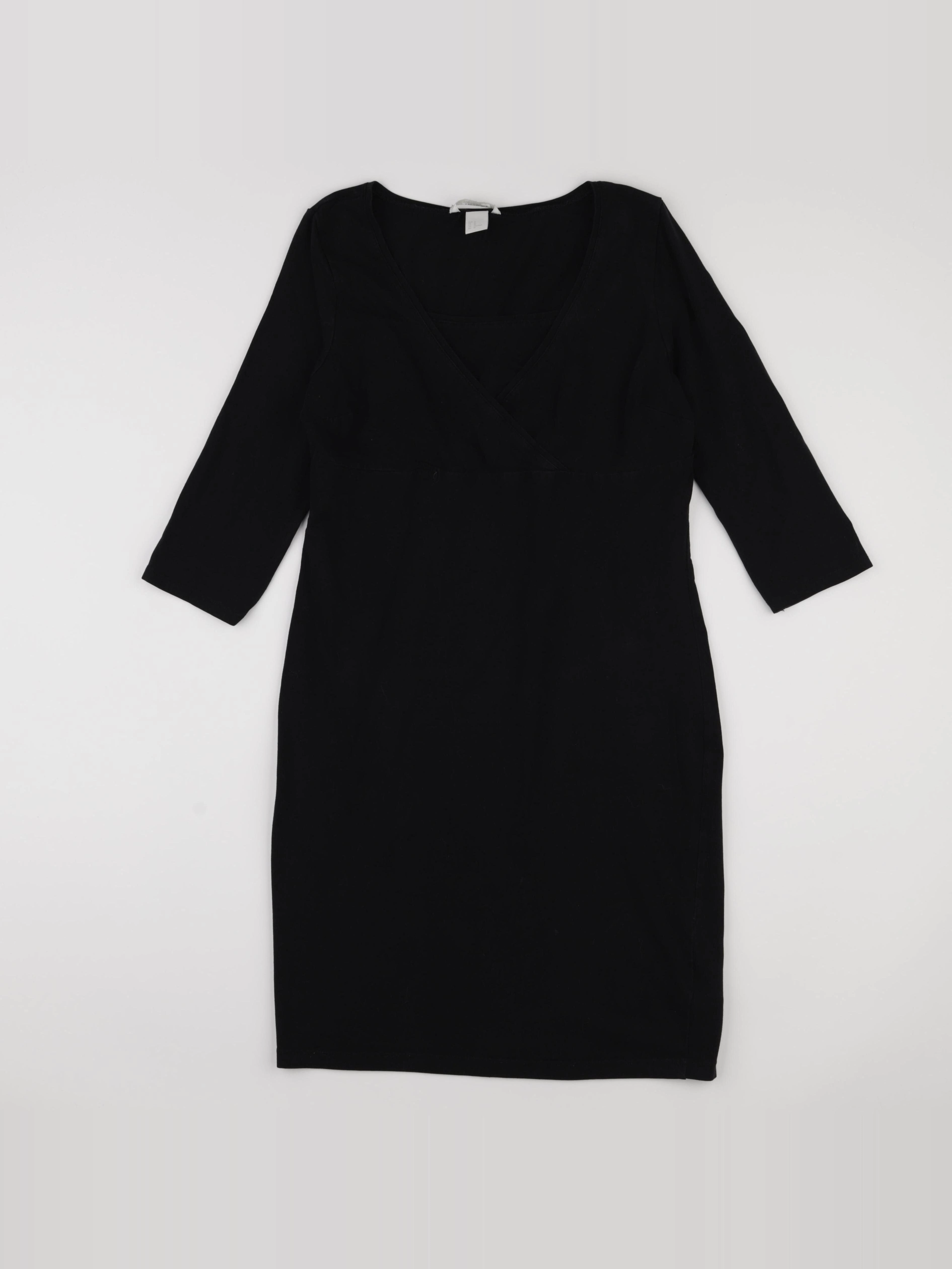 H&M - robe grossesse, allaitement noir - m