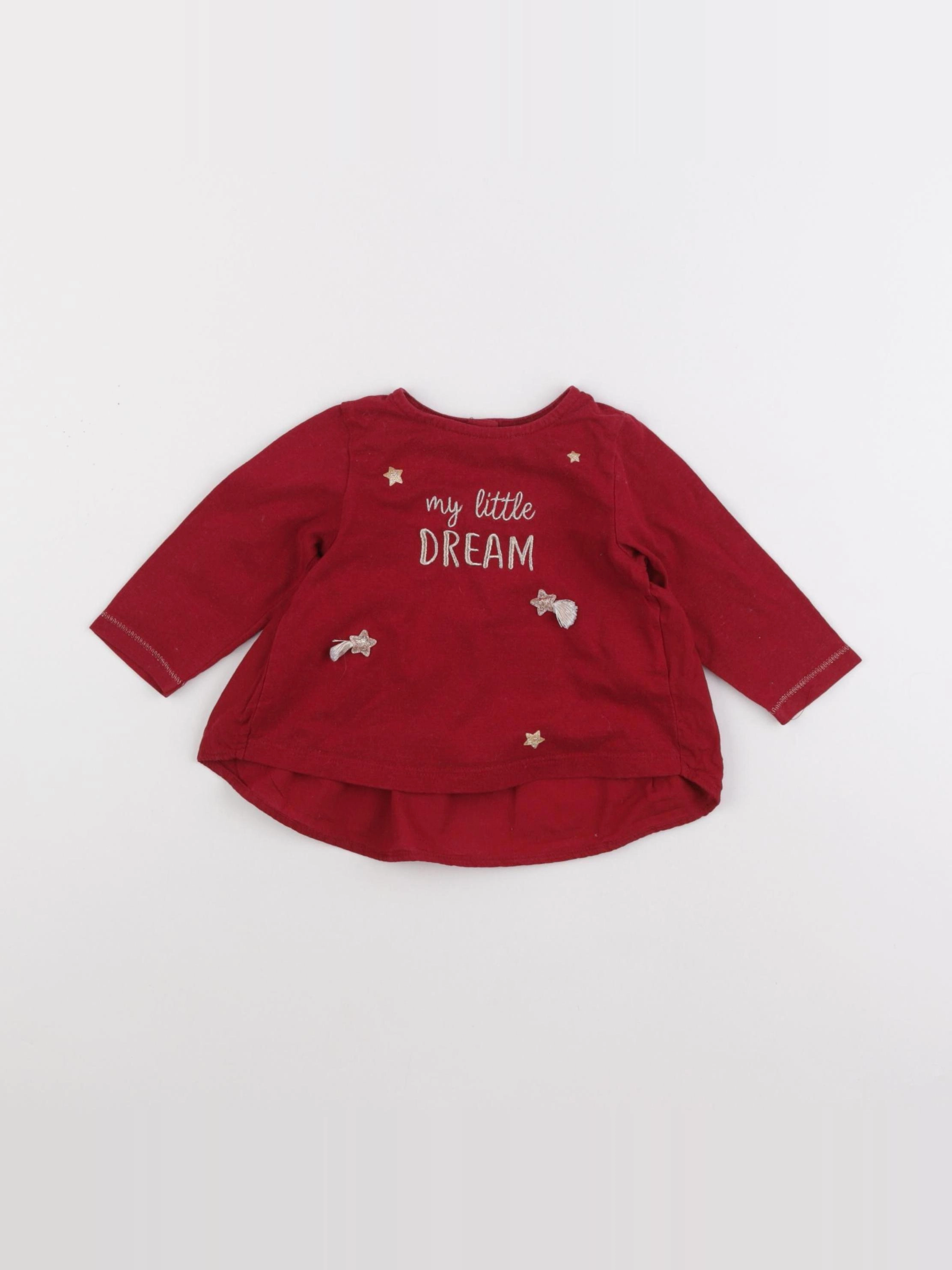 Tape à l'oeil - tee-shirt rouge - 6 mois