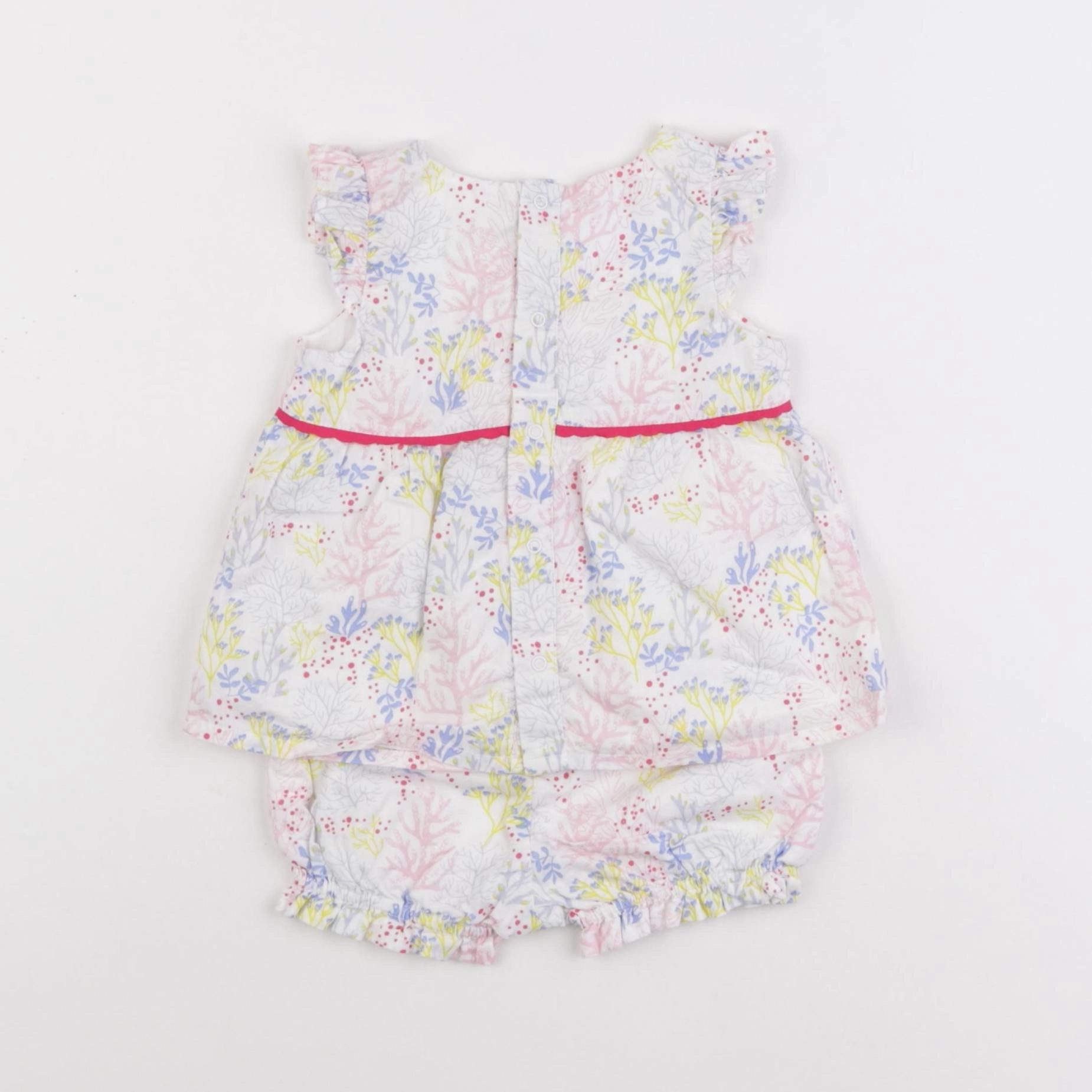 Carrément Beau - ensemble rose - 3 mois