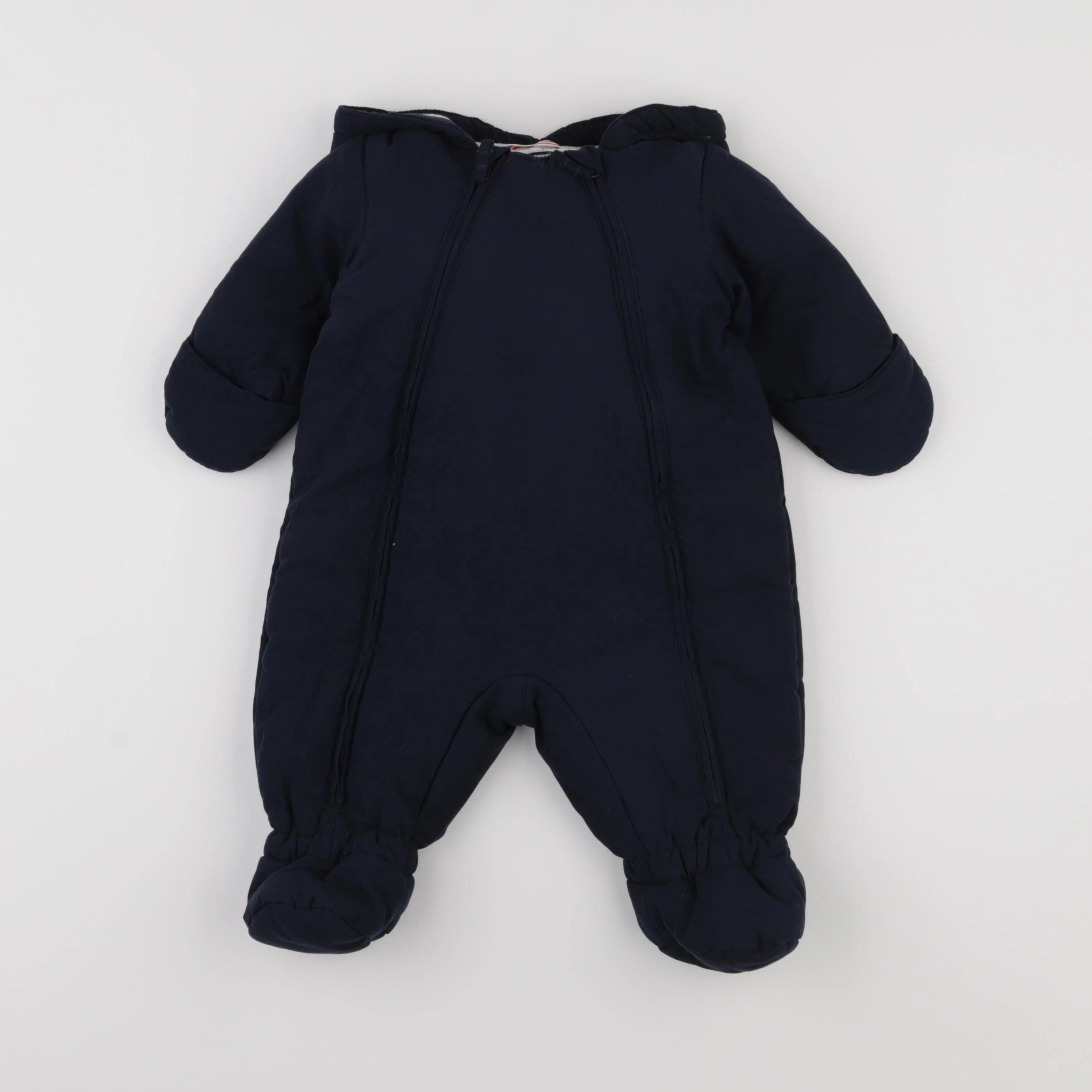 Petit Bateau - combi-pilote bleu - 6 mois