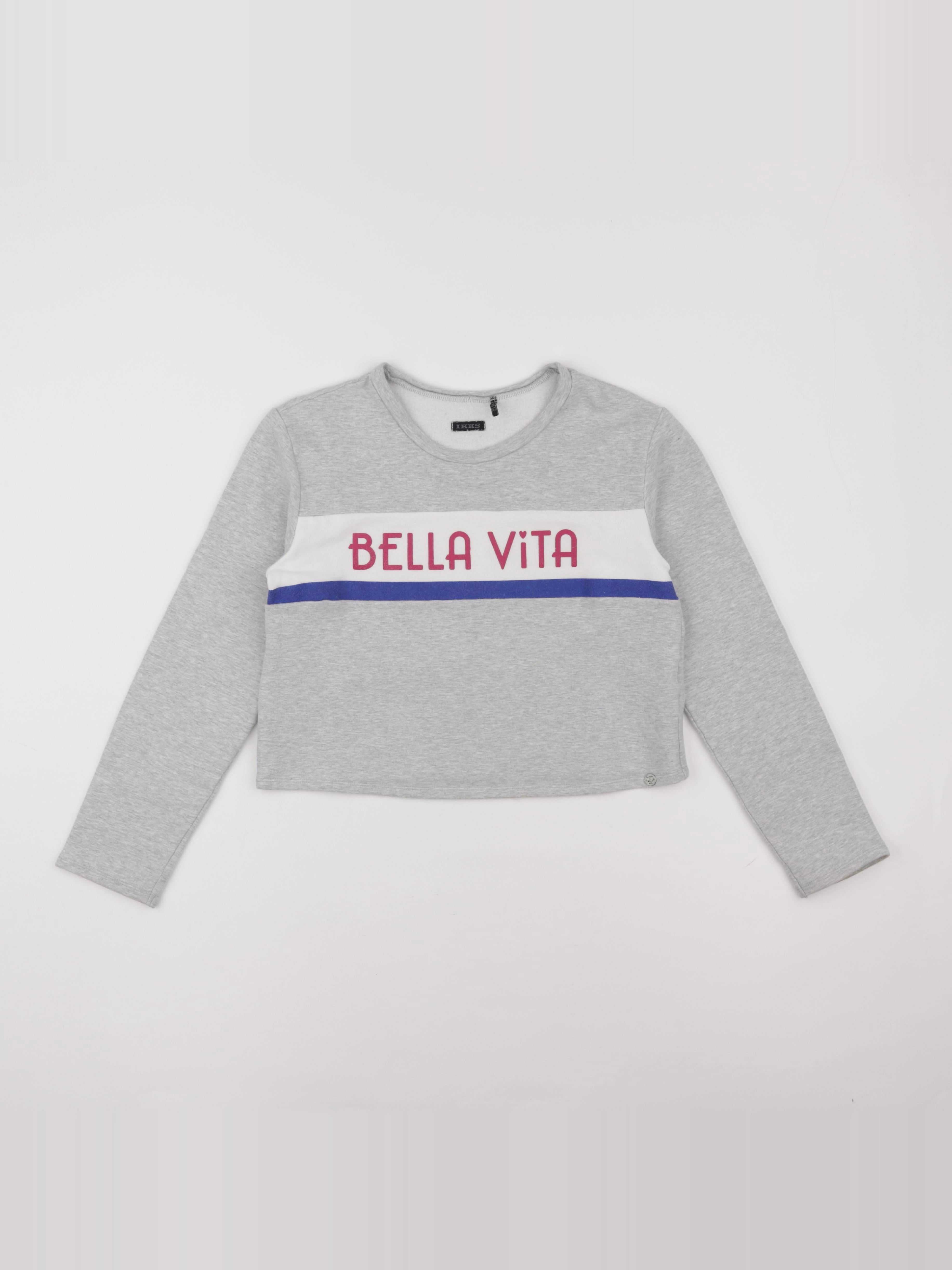 IKKS - sweat gris - 12 ans