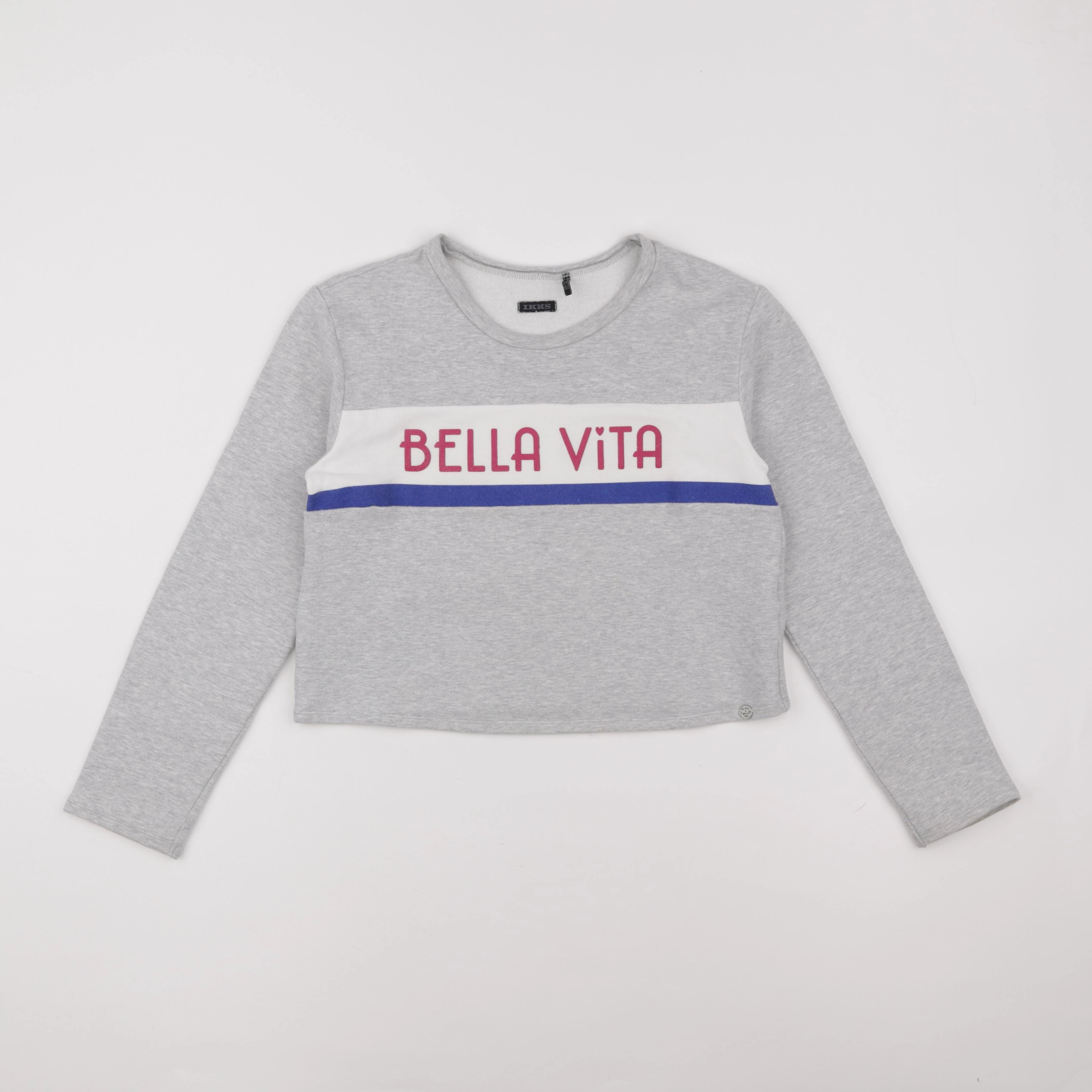 IKKS - sweat gris - 12 ans