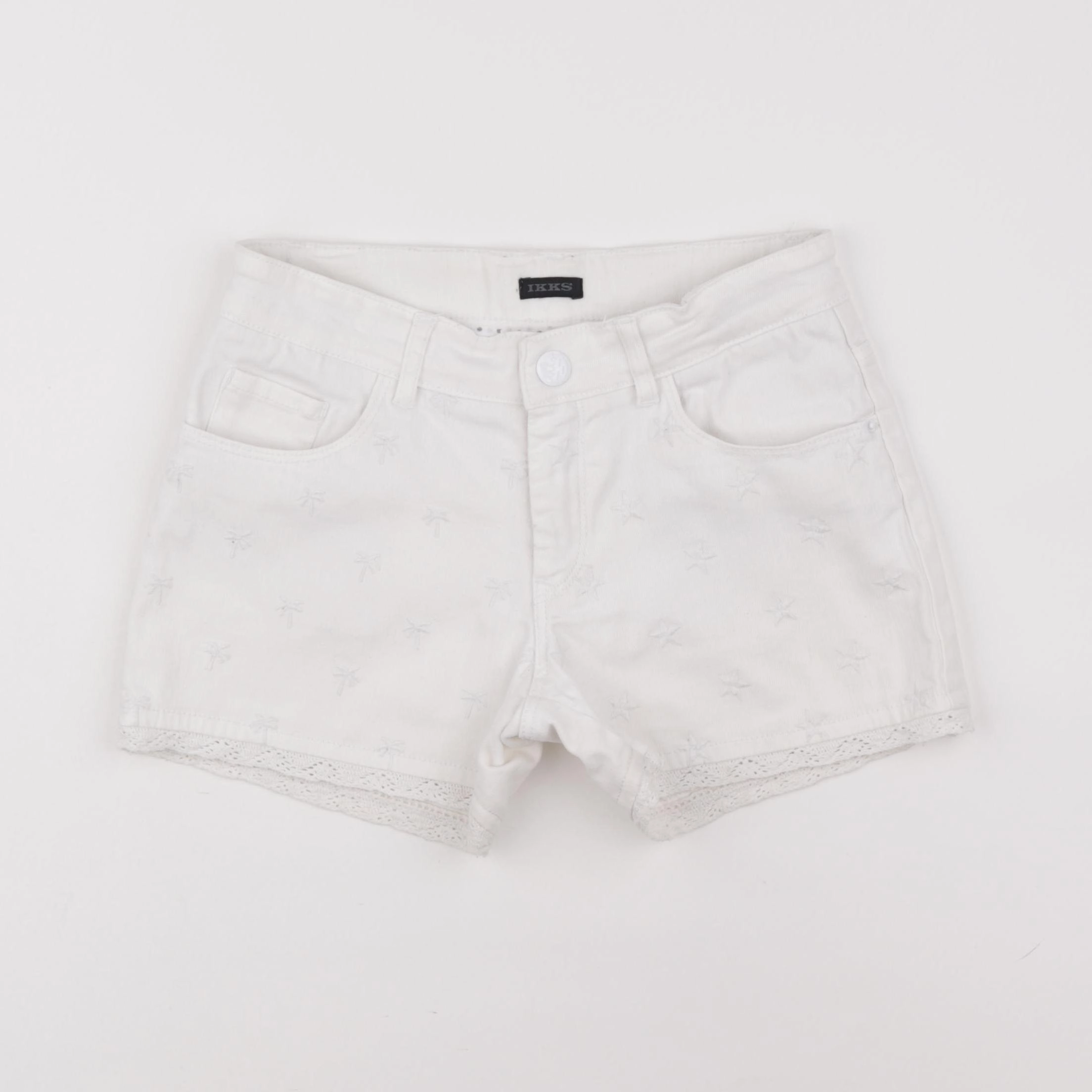IKKS - short blanc - 10 ans