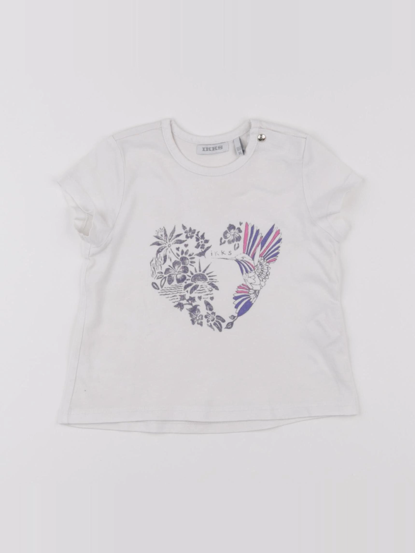 IKKS - tee-shirt multicolore - 18 mois