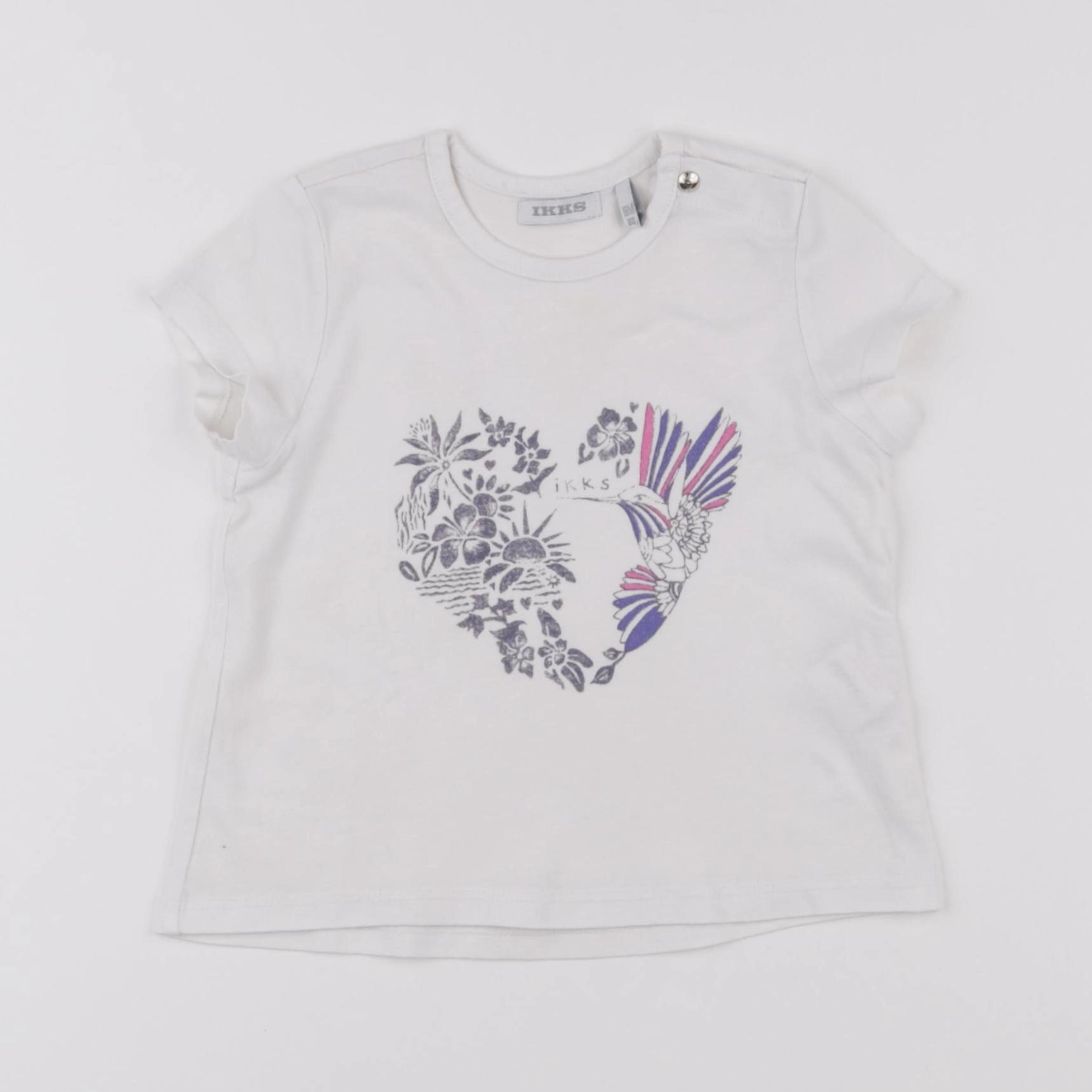 IKKS - tee-shirt multicolore - 18 mois