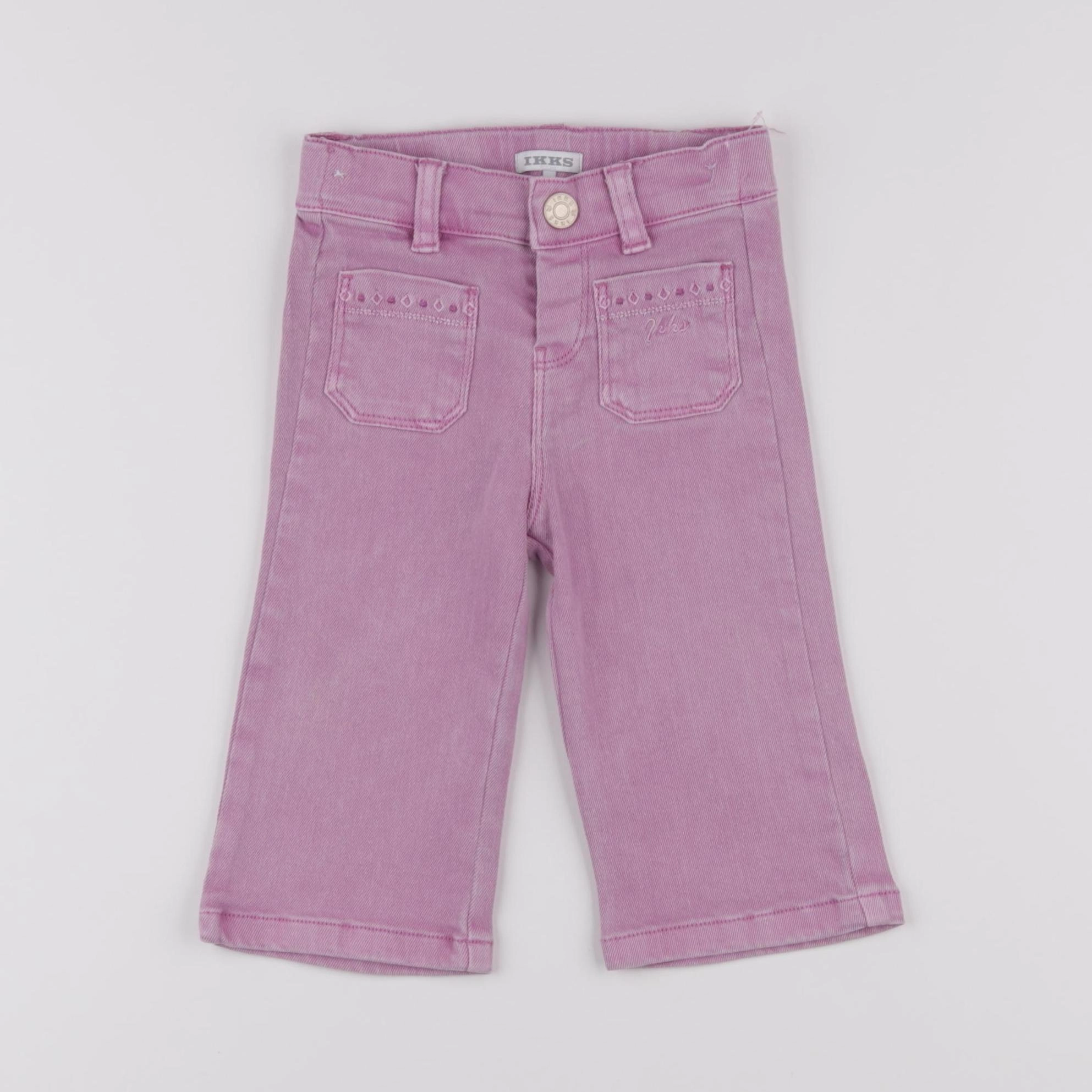 IKKS - jean rose - 12 mois