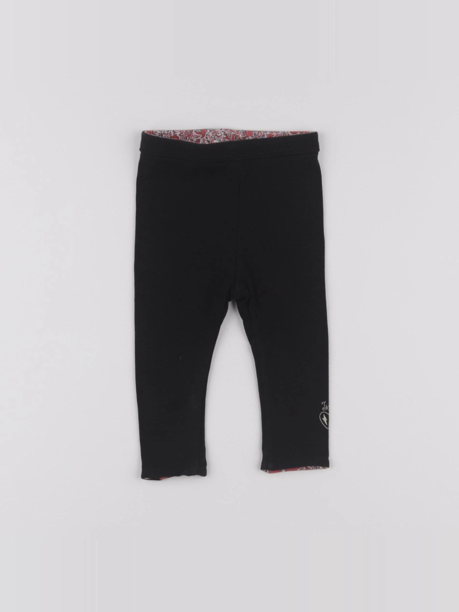 IKKS - legging noir - 6 mois