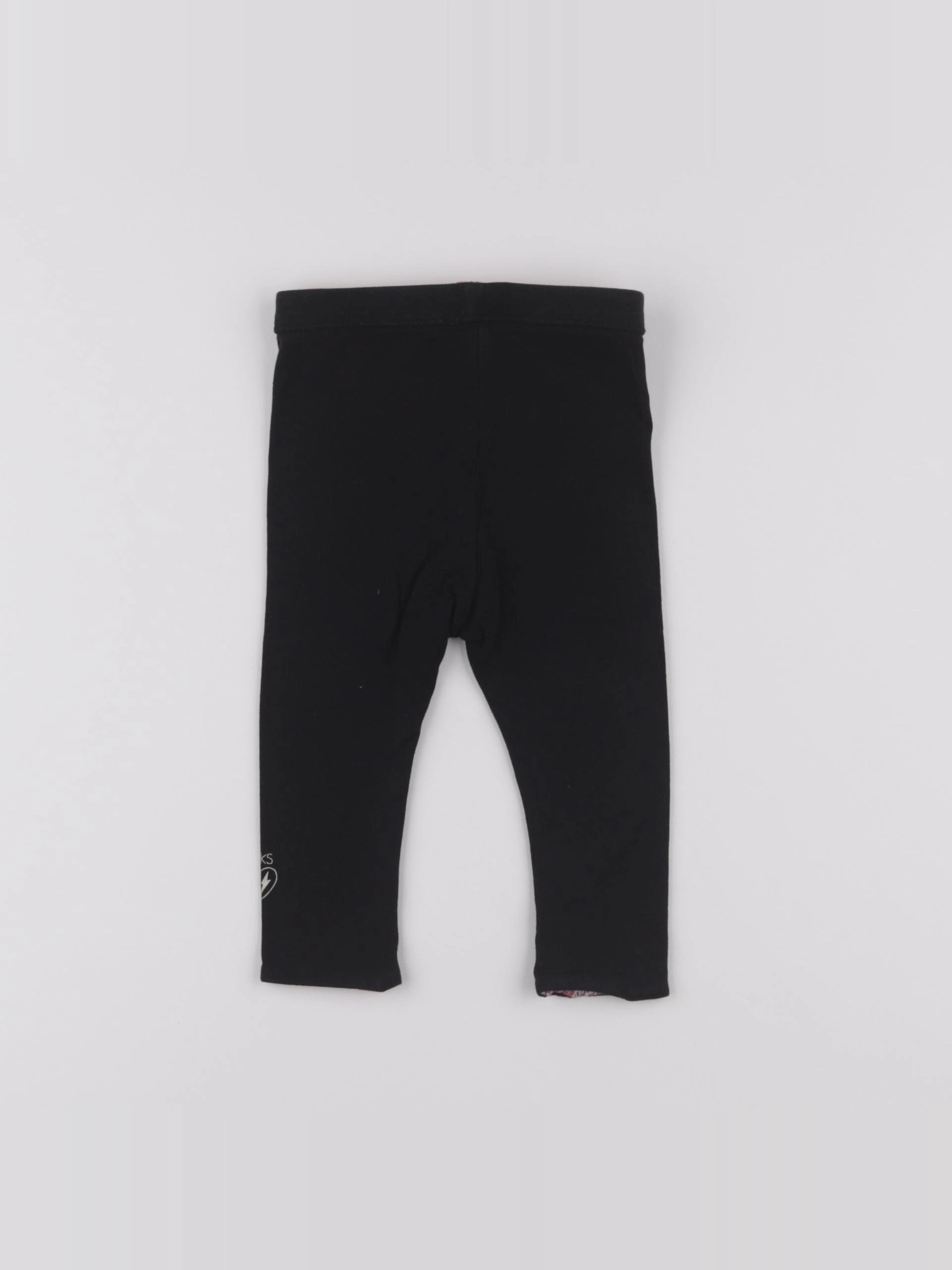 IKKS - legging noir - 6 mois