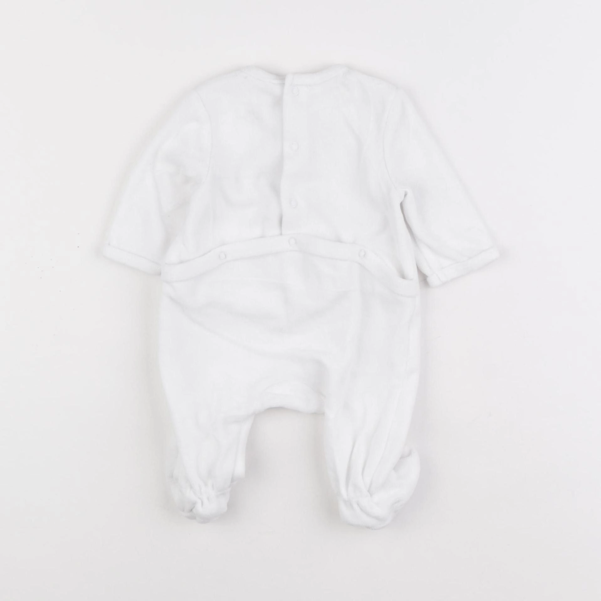 La Redoute - pyjama velours blanc - 1 mois