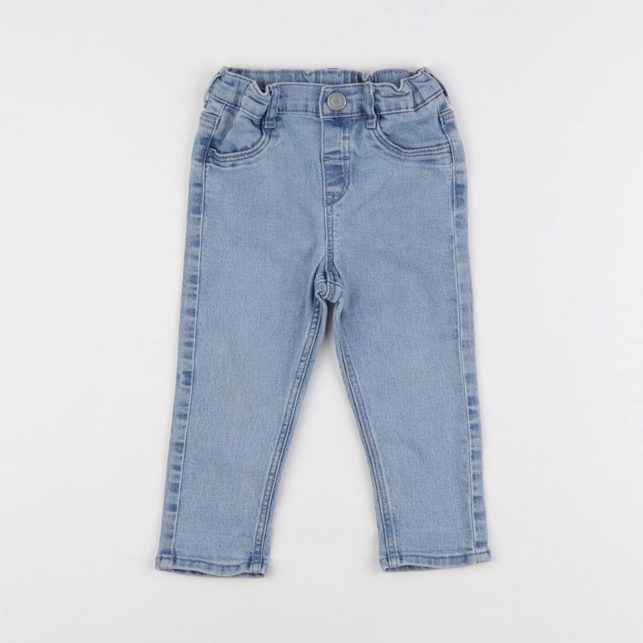 H&M - jegging bleu - 12/18 mois