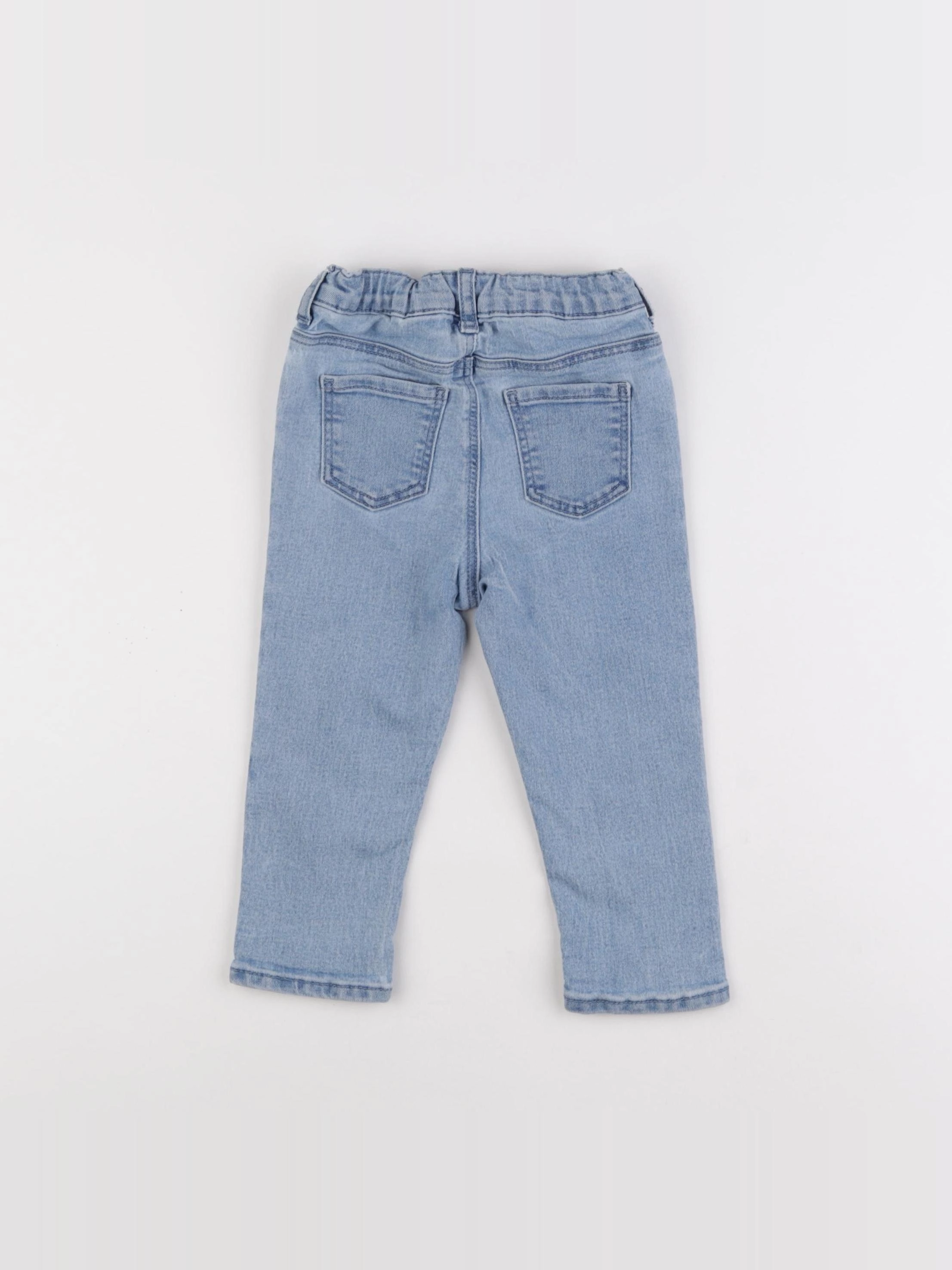 H&M - jegging bleu - 12/18 mois
