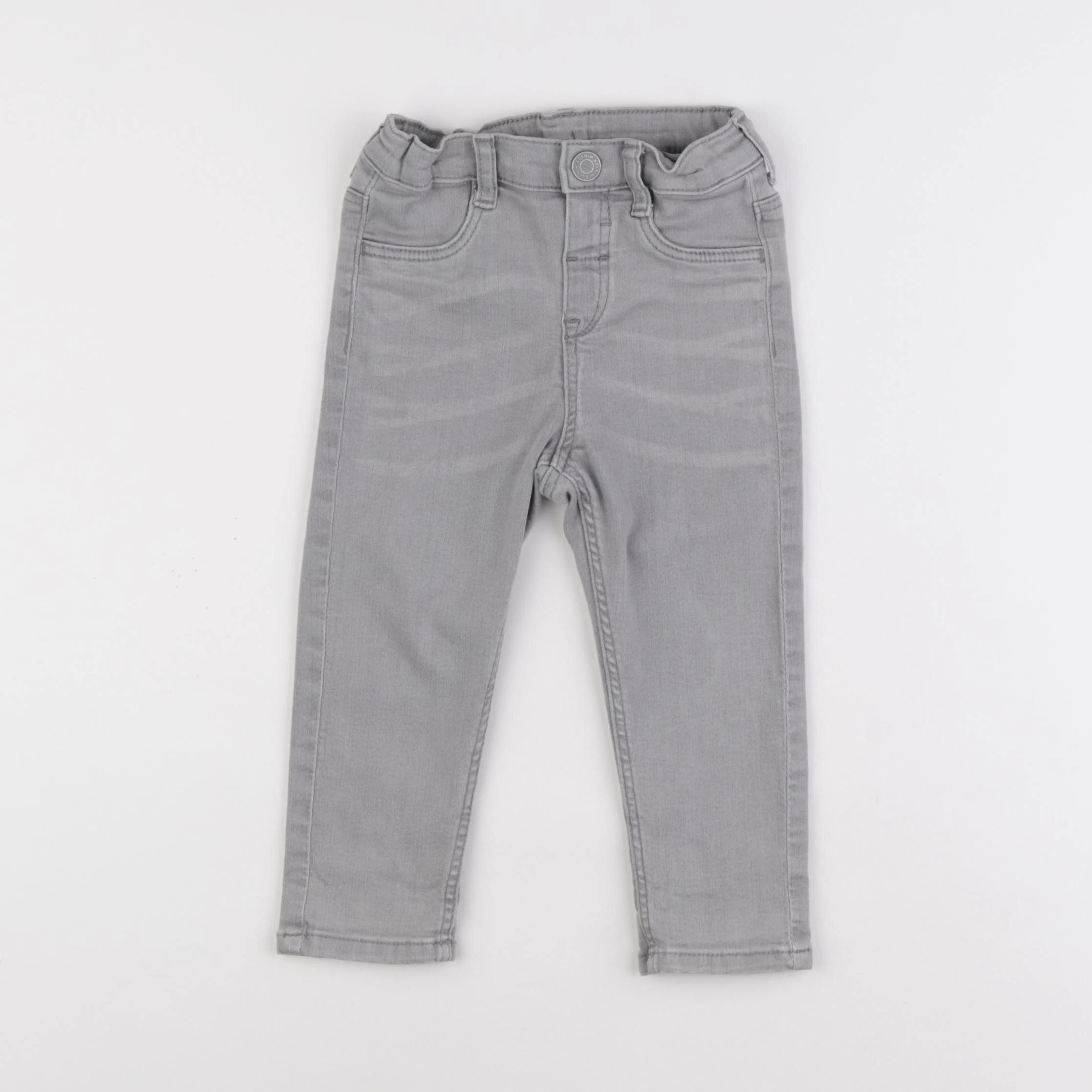 H&M - jegging gris - 12/18 mois