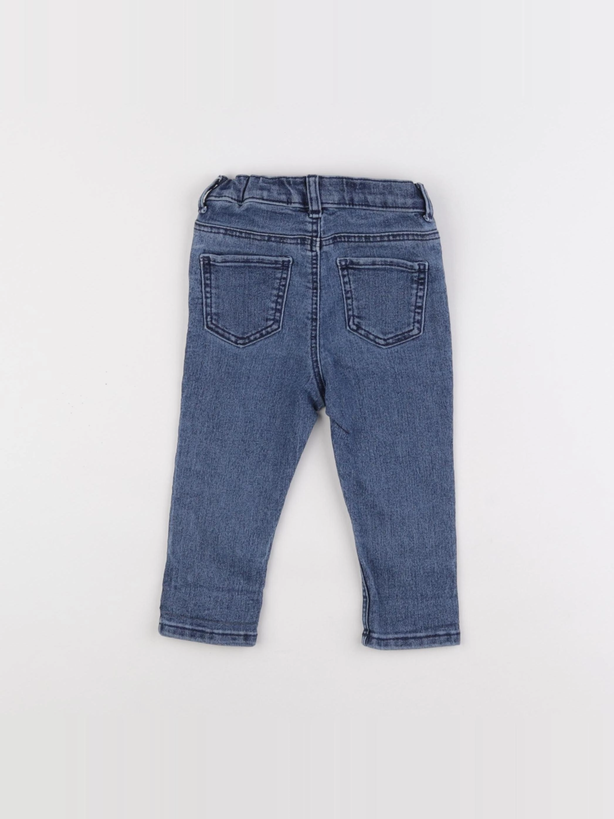 H&M - jegging bleu - 9/12 mois