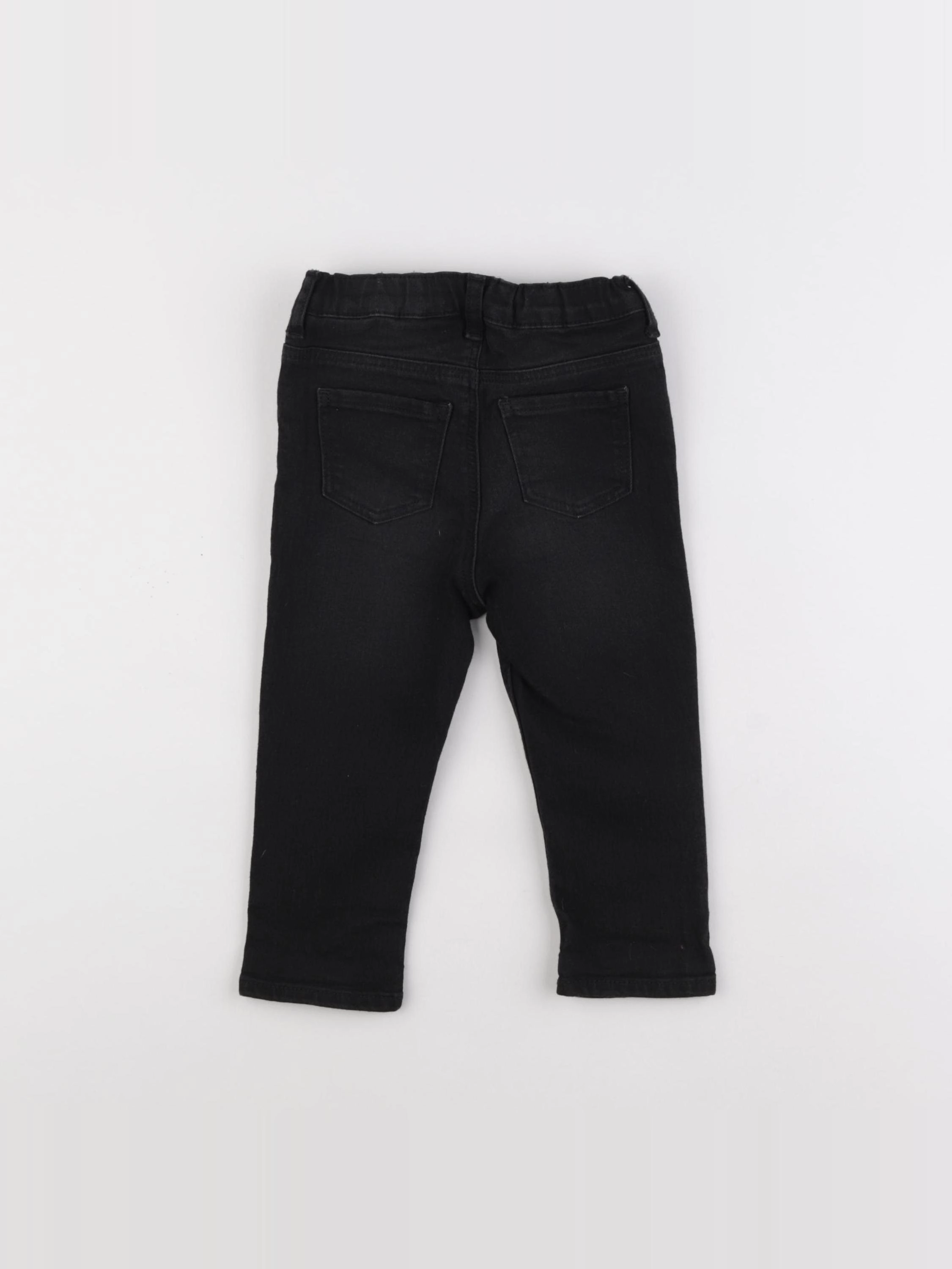 H&M - jegging noir - 12/18 mois