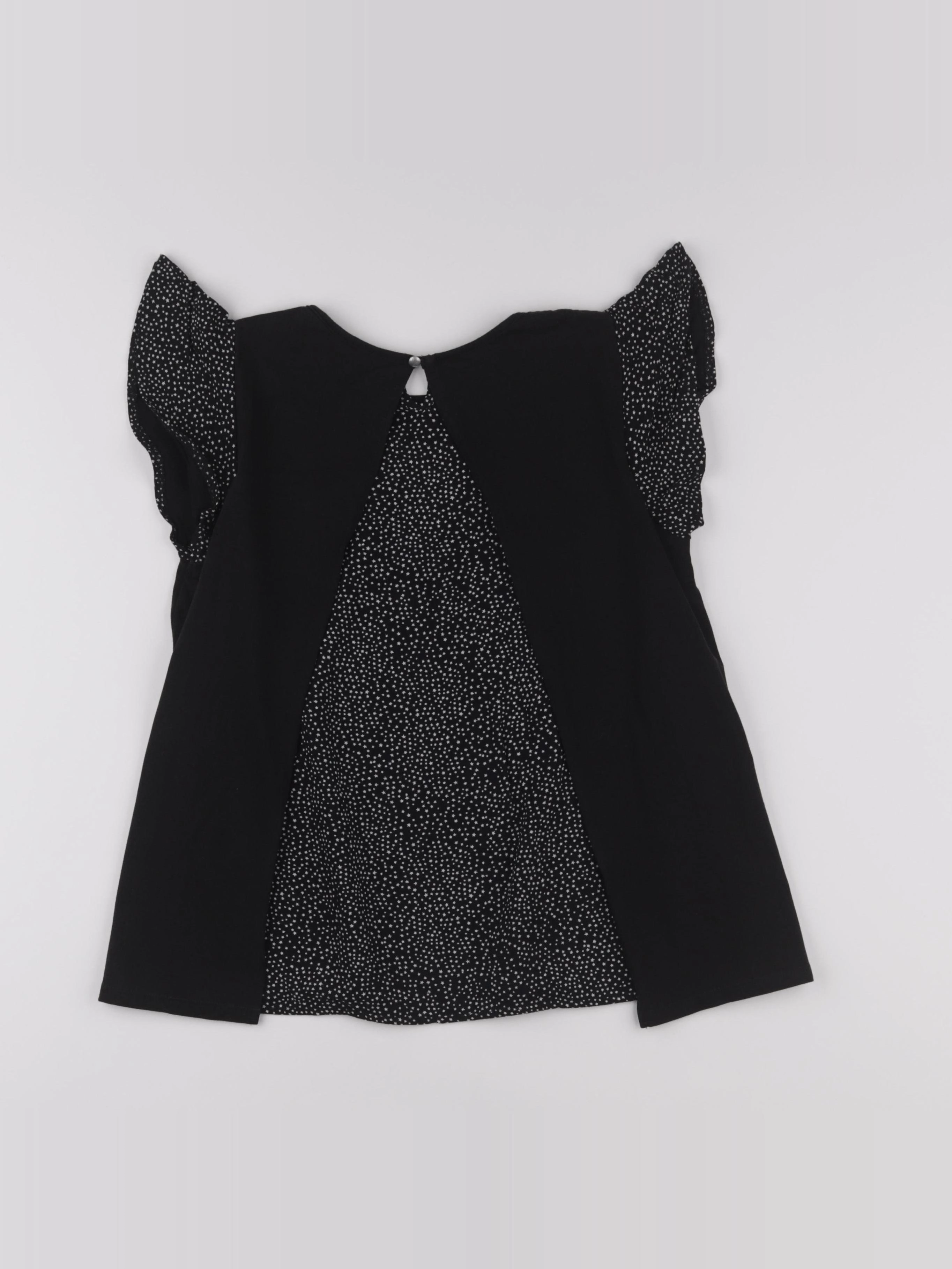 IKKS - blouse imprimé au dos noir - 12 ans