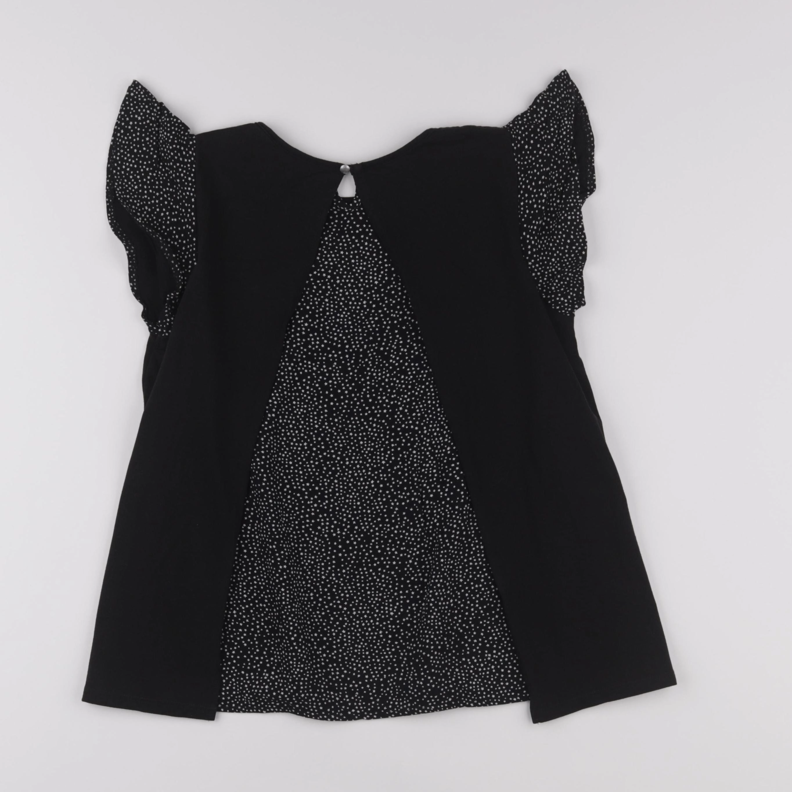IKKS - blouse imprimé au dos noir - 12 ans