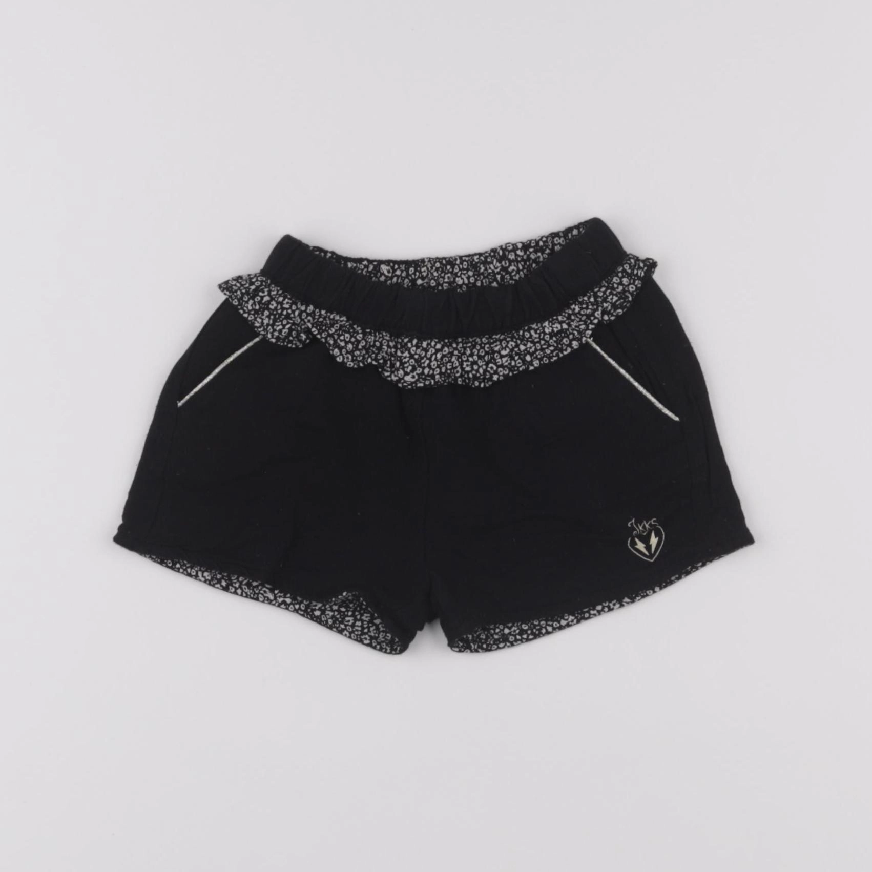 IKKS - short réversible noir - 6 mois