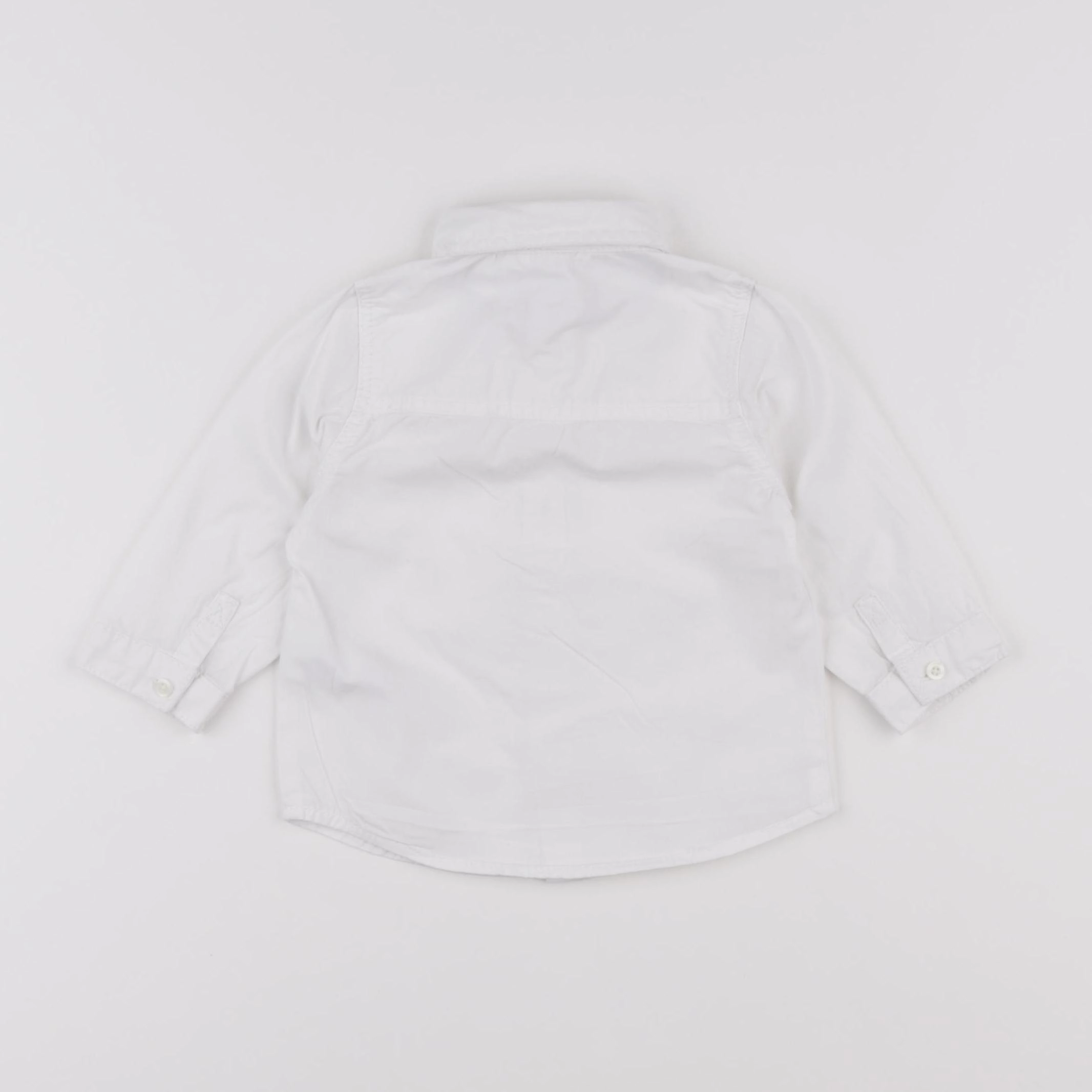 Vertbaudet - chemise blanc - 9 mois