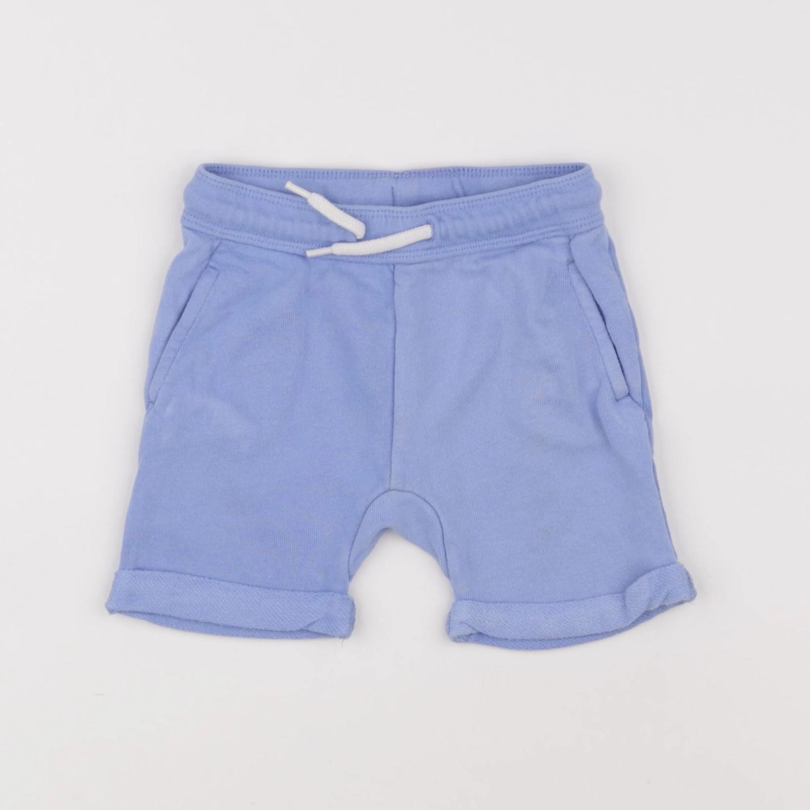 H&M - short bleu - 9/12 mois