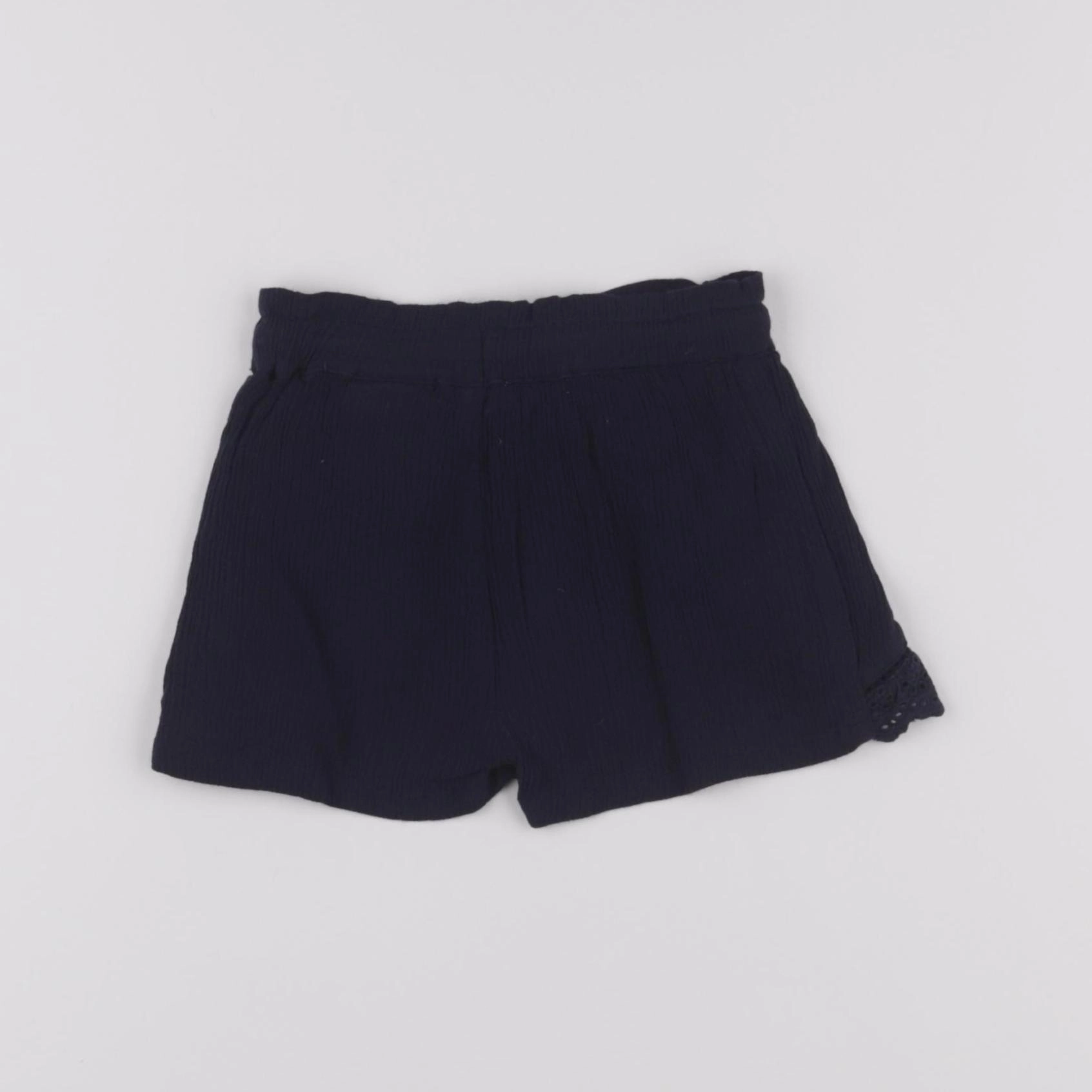 IKKS - short bleu - 6 mois
