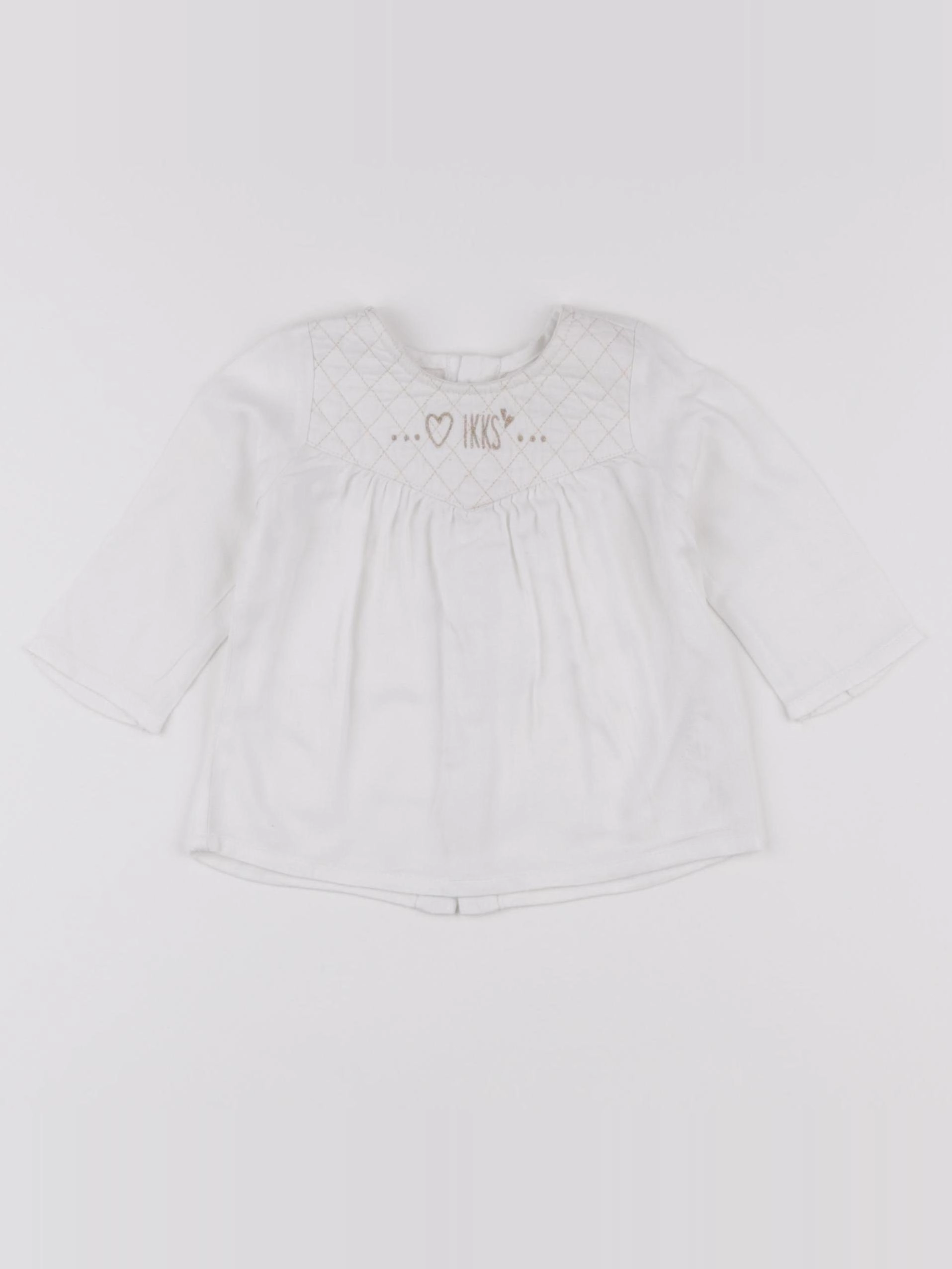 IKKS - blouse blanc - 6 mois