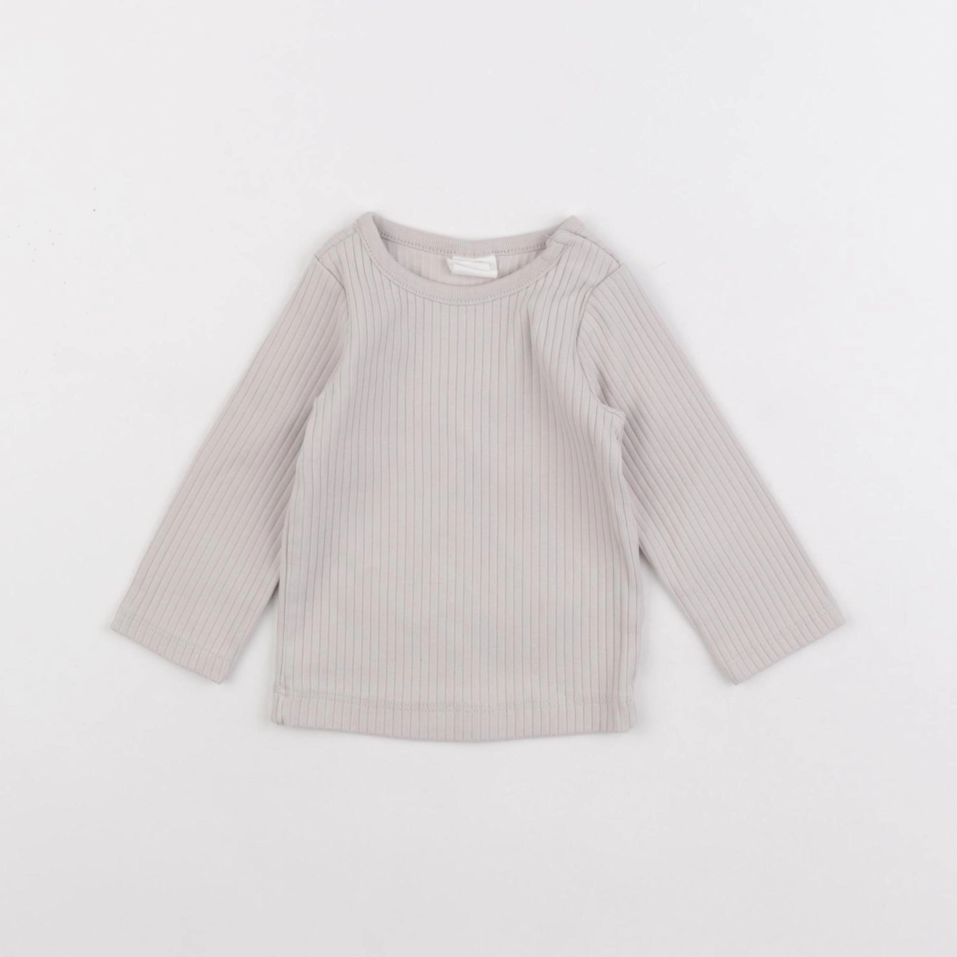 H&M - tee-shirt marron - 3 mois